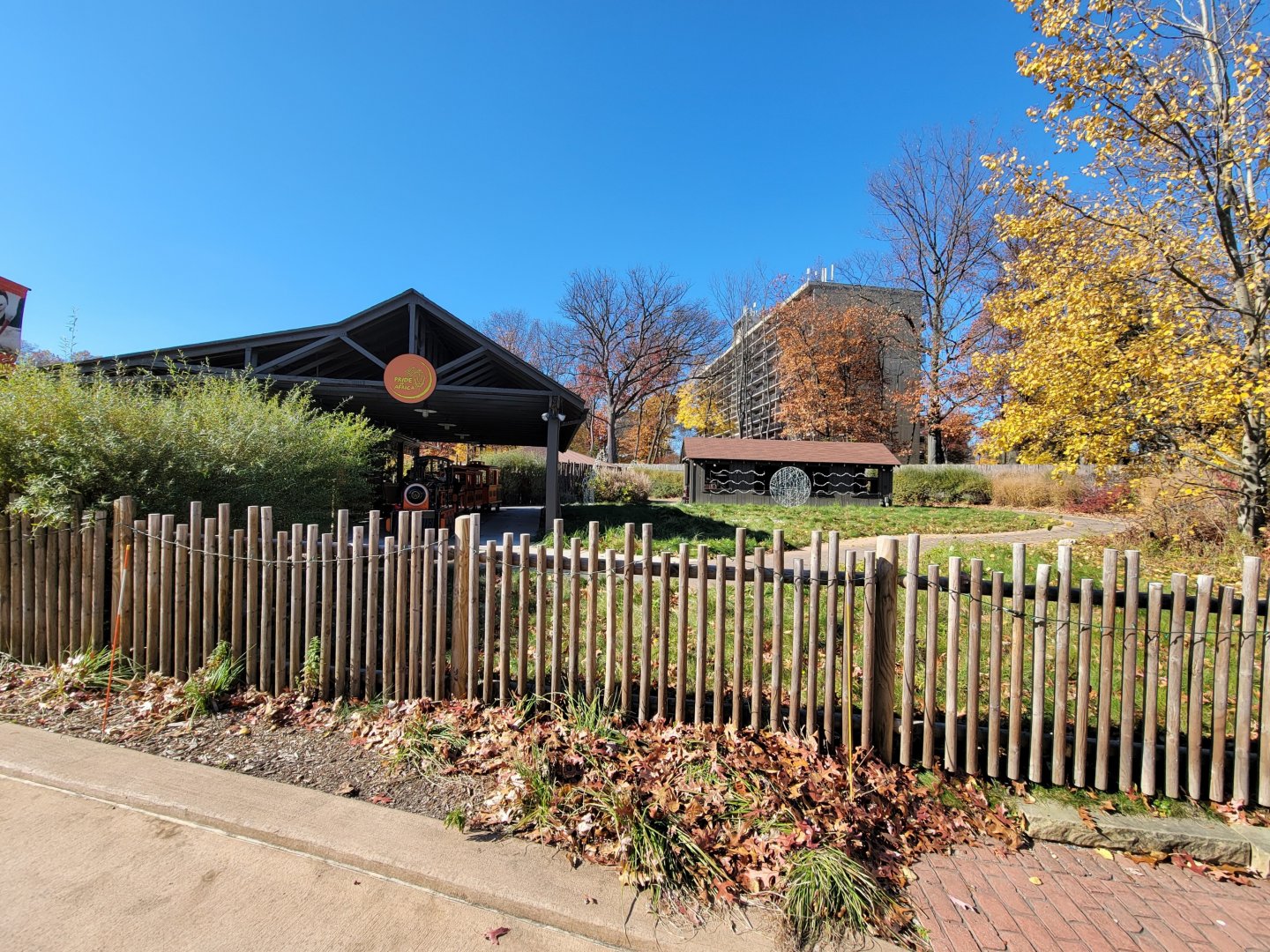 Akron Zoo - Very small train ride