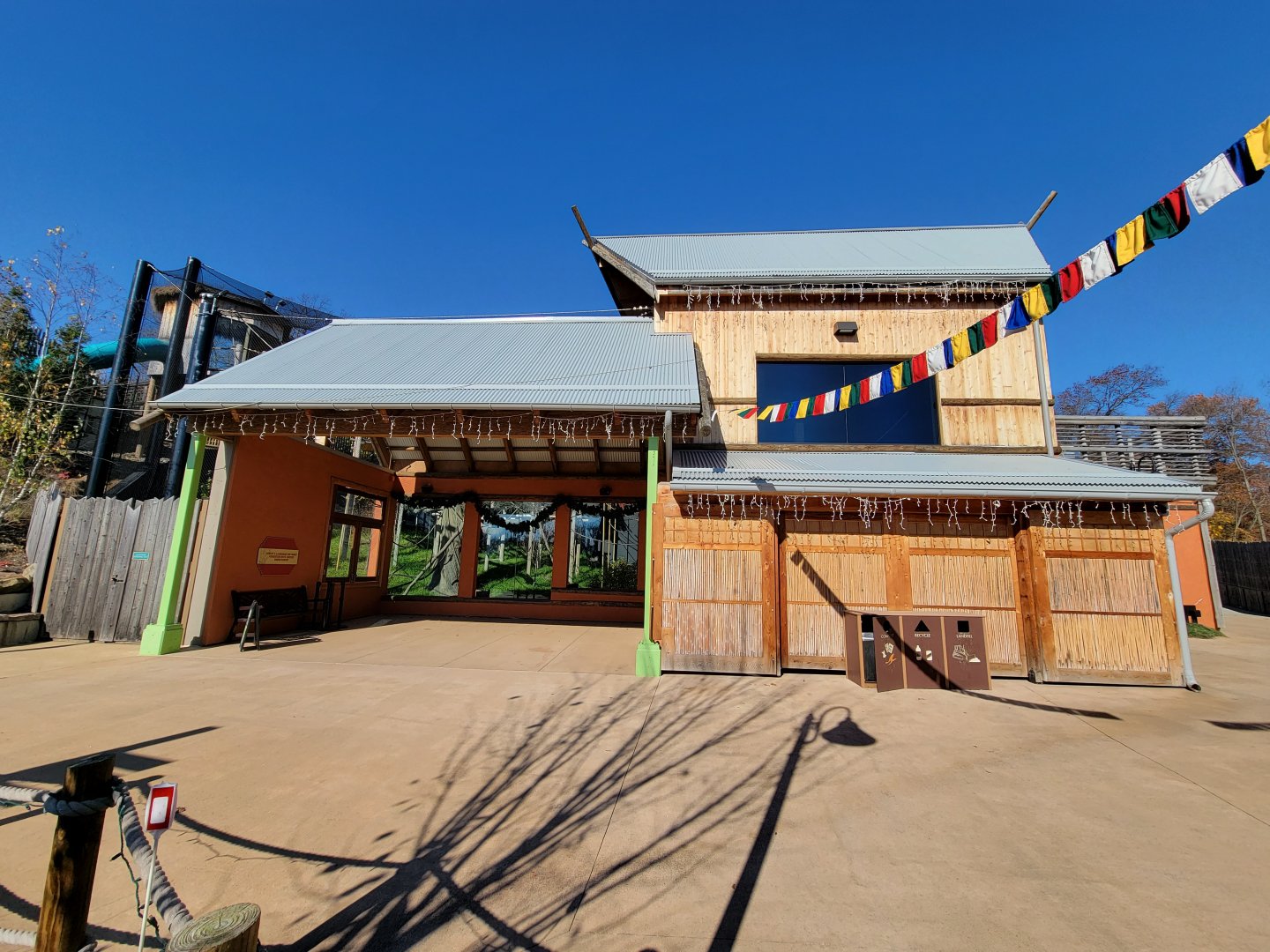 Akron Zoo - White-cheeked gibbon exhibit