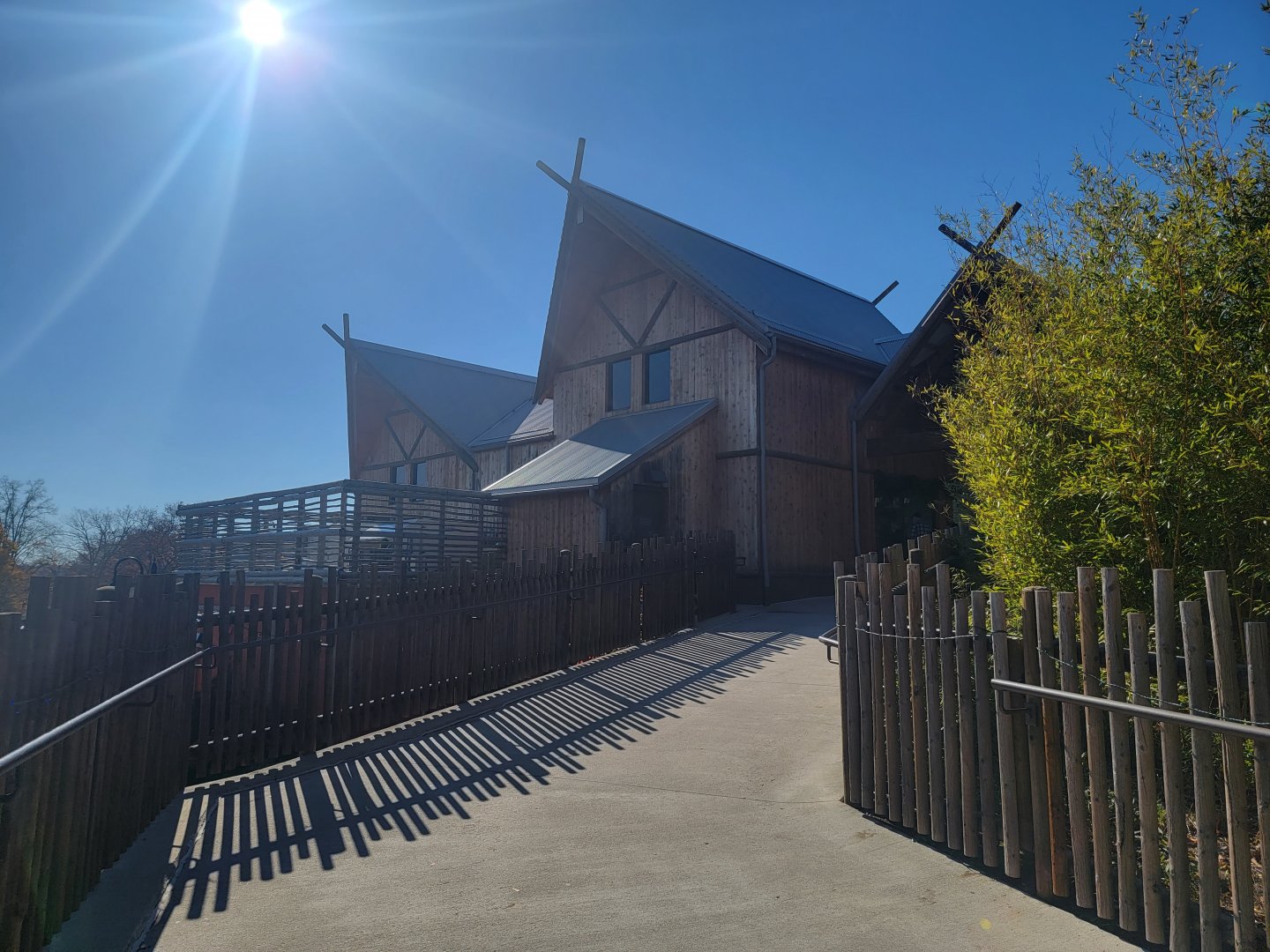 Akron Zoo - White-cheeked gibbon exhibit
