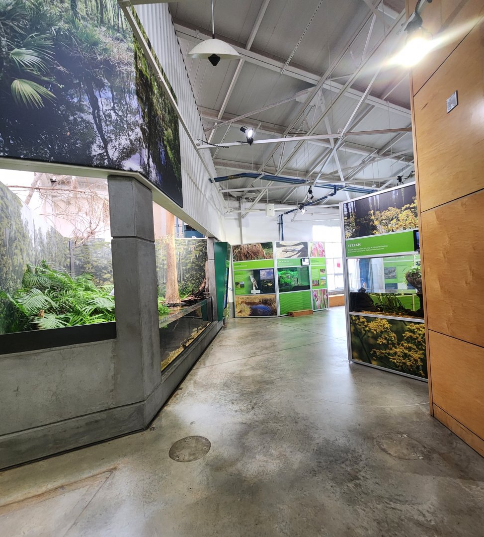 Alabama Aquarium - Inside exhibit building