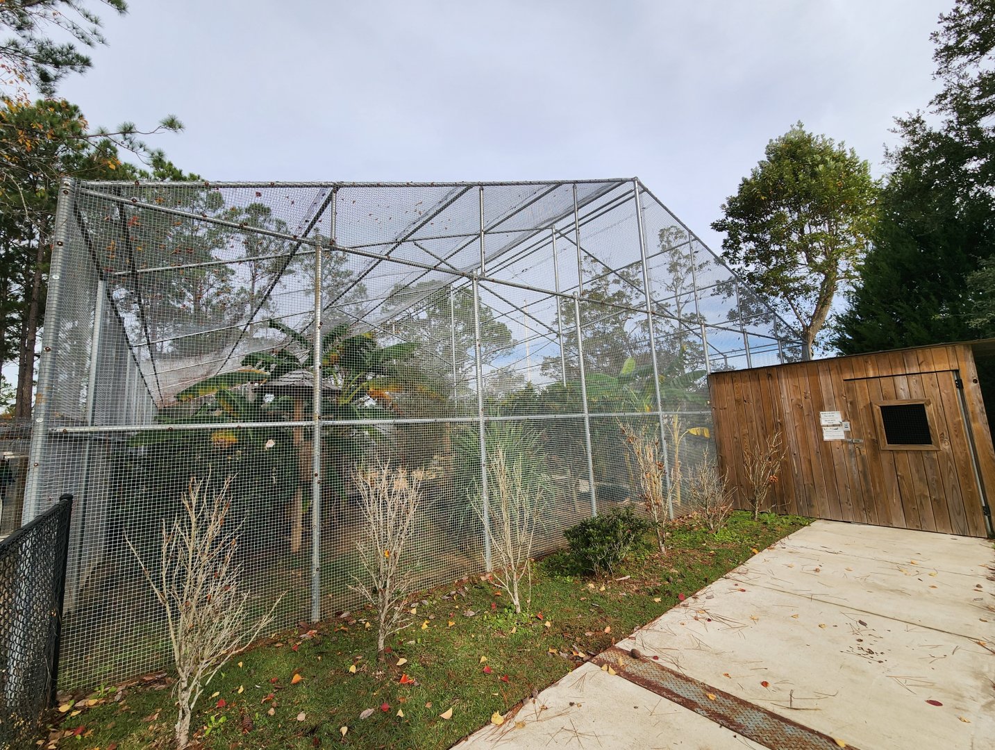 Alabama Gulf Coast Zoo - Aviary entrance