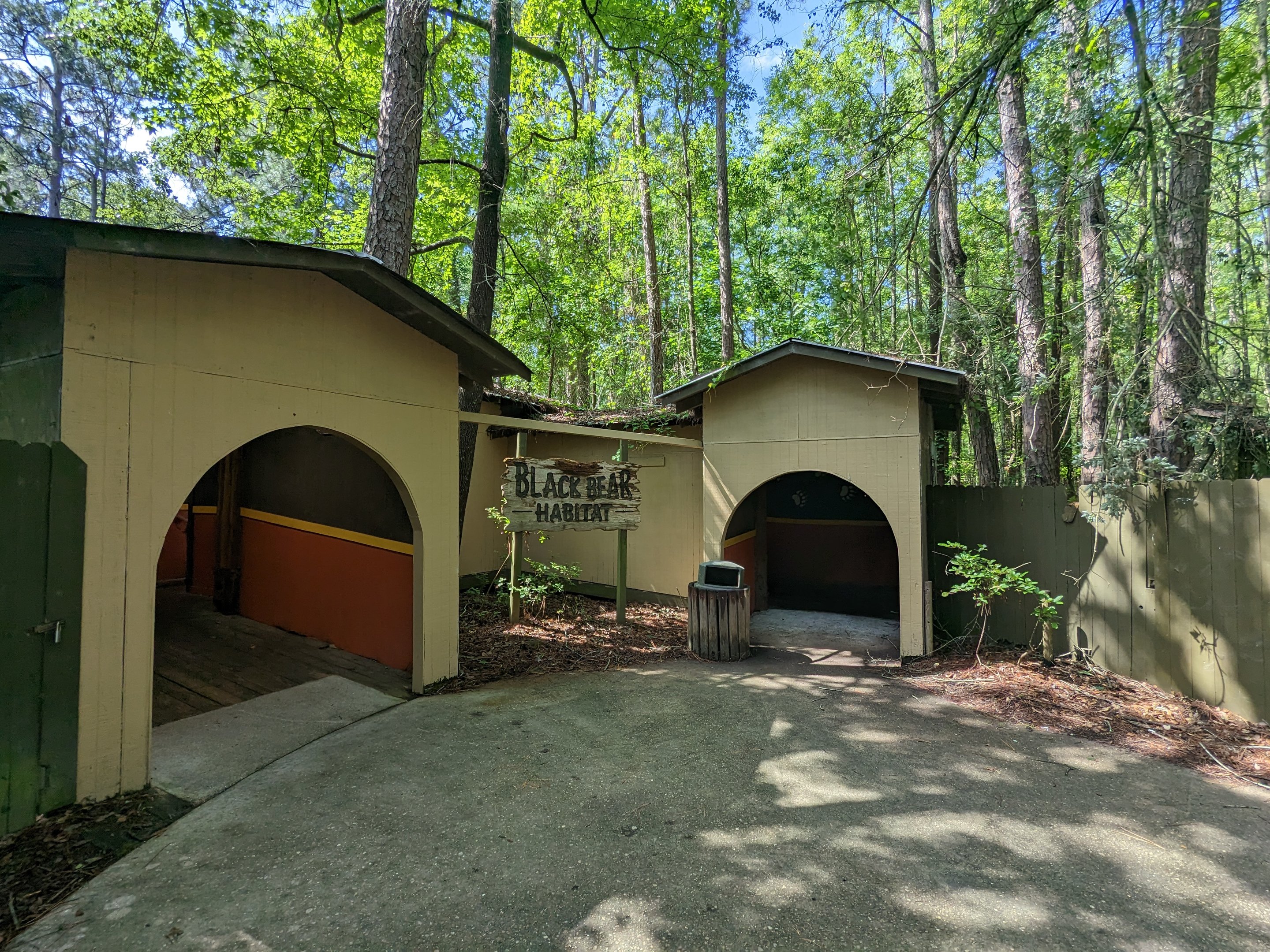 Alapaha Trail - Black bear habitat entrance