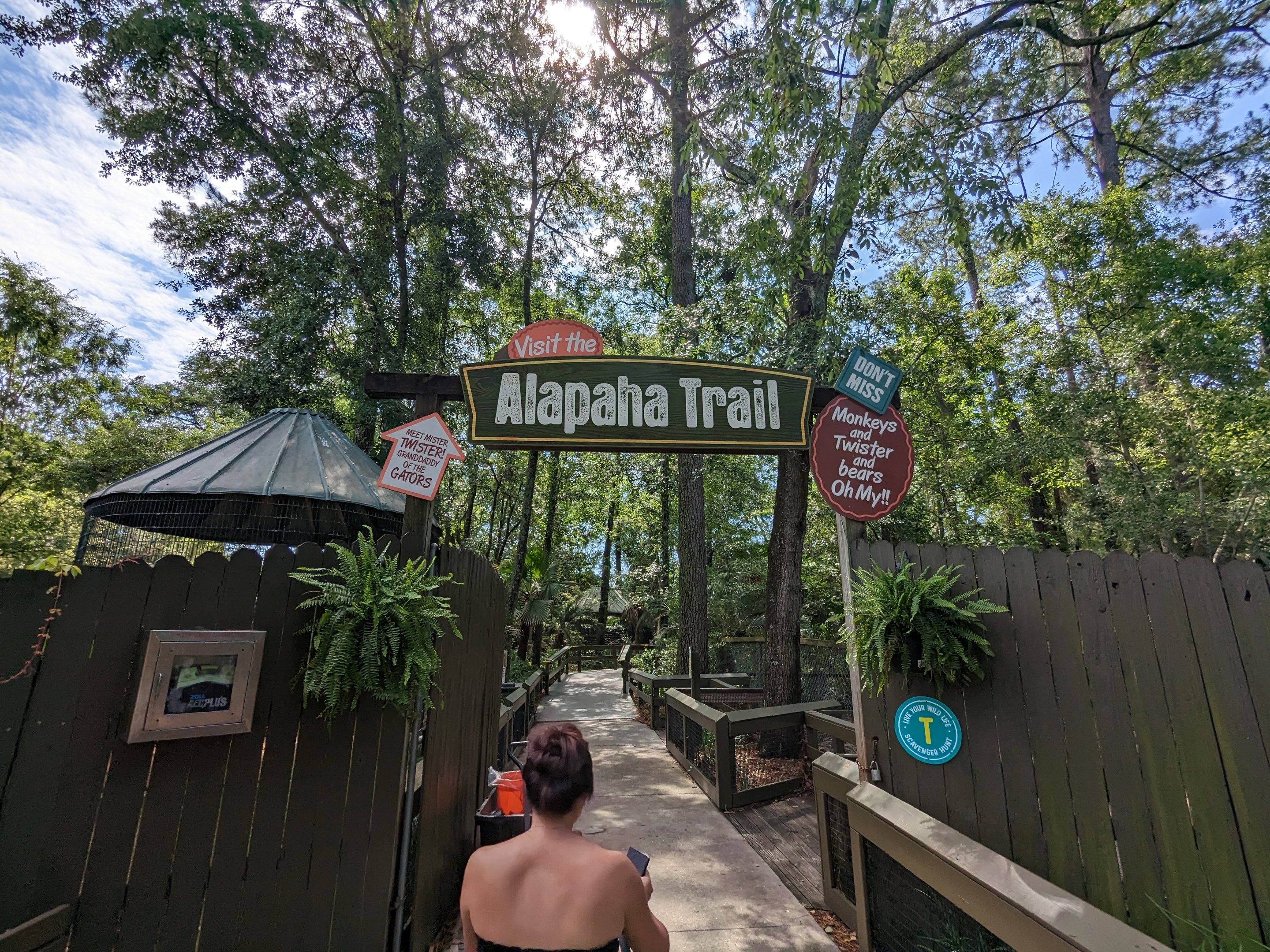 Alapaha Trail - entrance