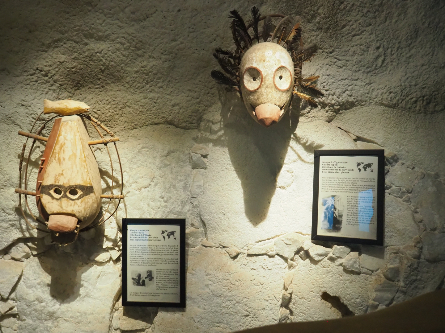 Alaskan native masks, 2022-09-14