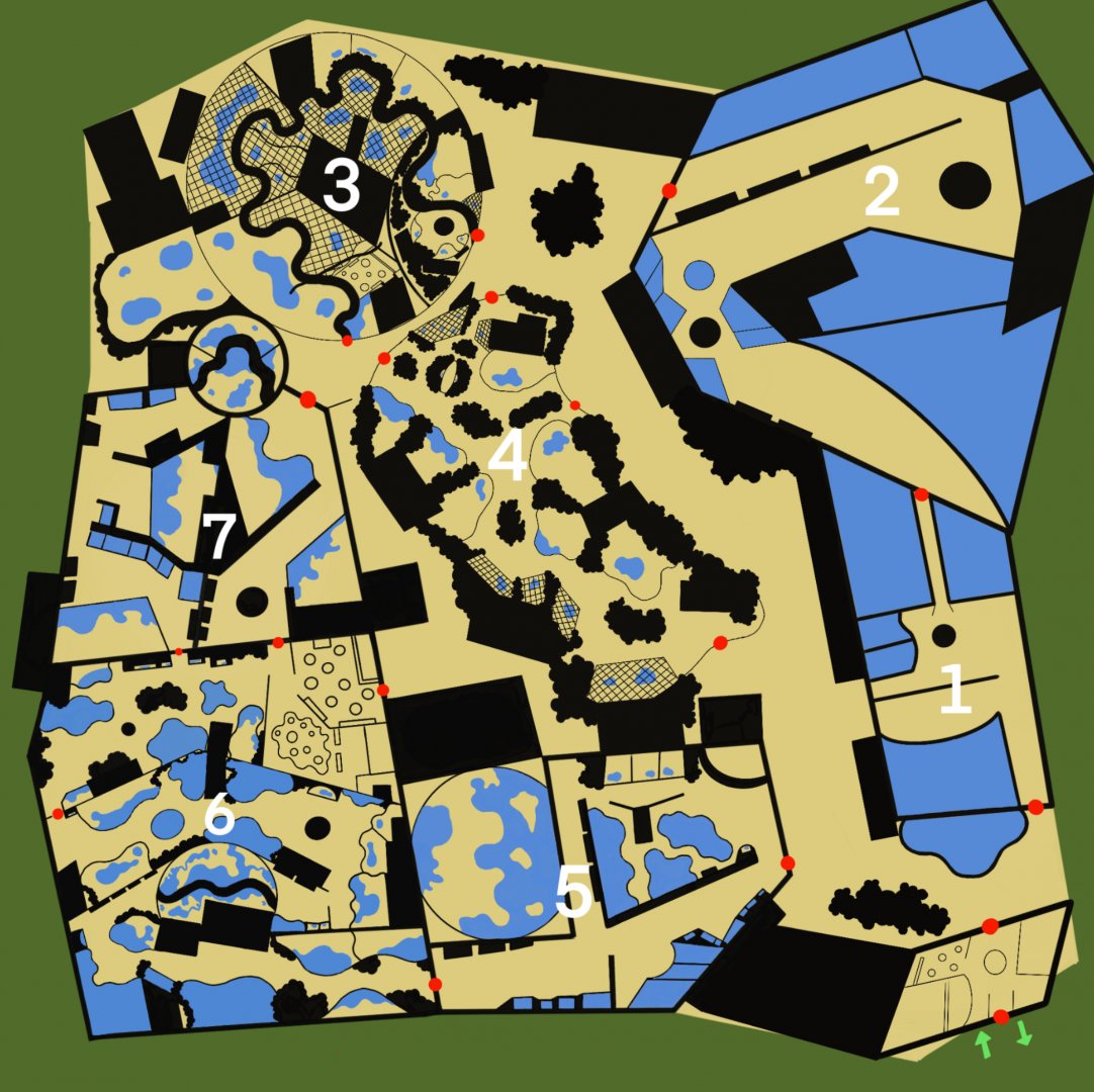 Albany Aquarium - Facility Map