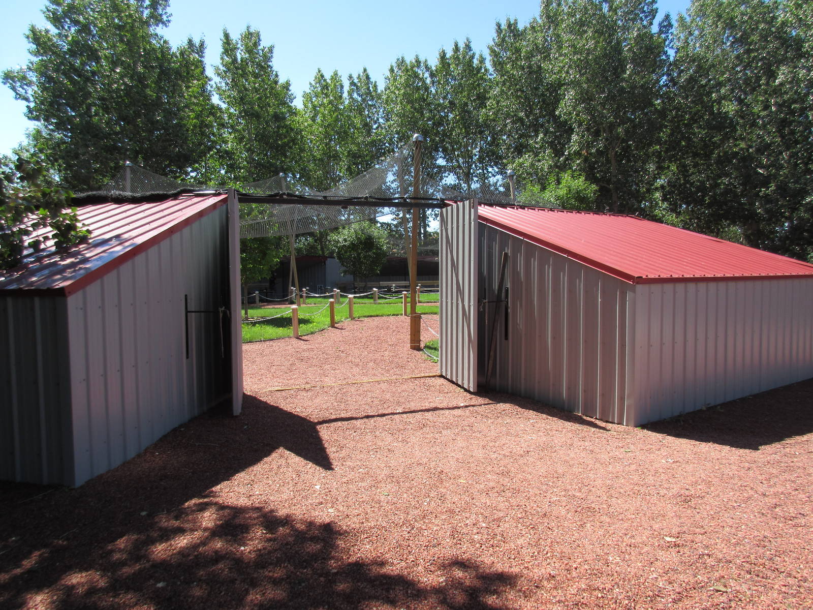 Alberta Birds of Prey Centre - Tethered Owl Aviary