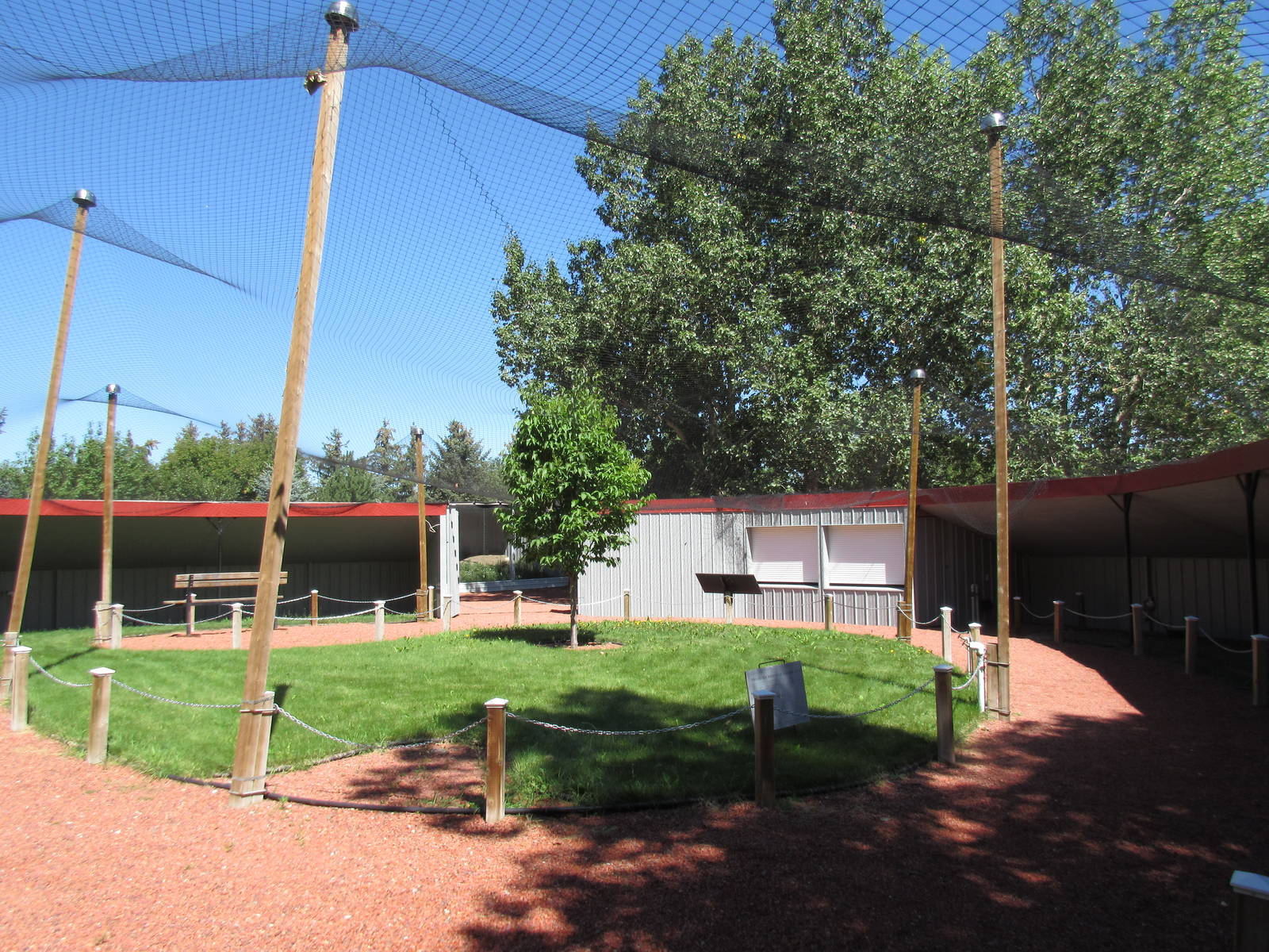 Alberta Birds of Prey Centre - Tethered Owl Aviary