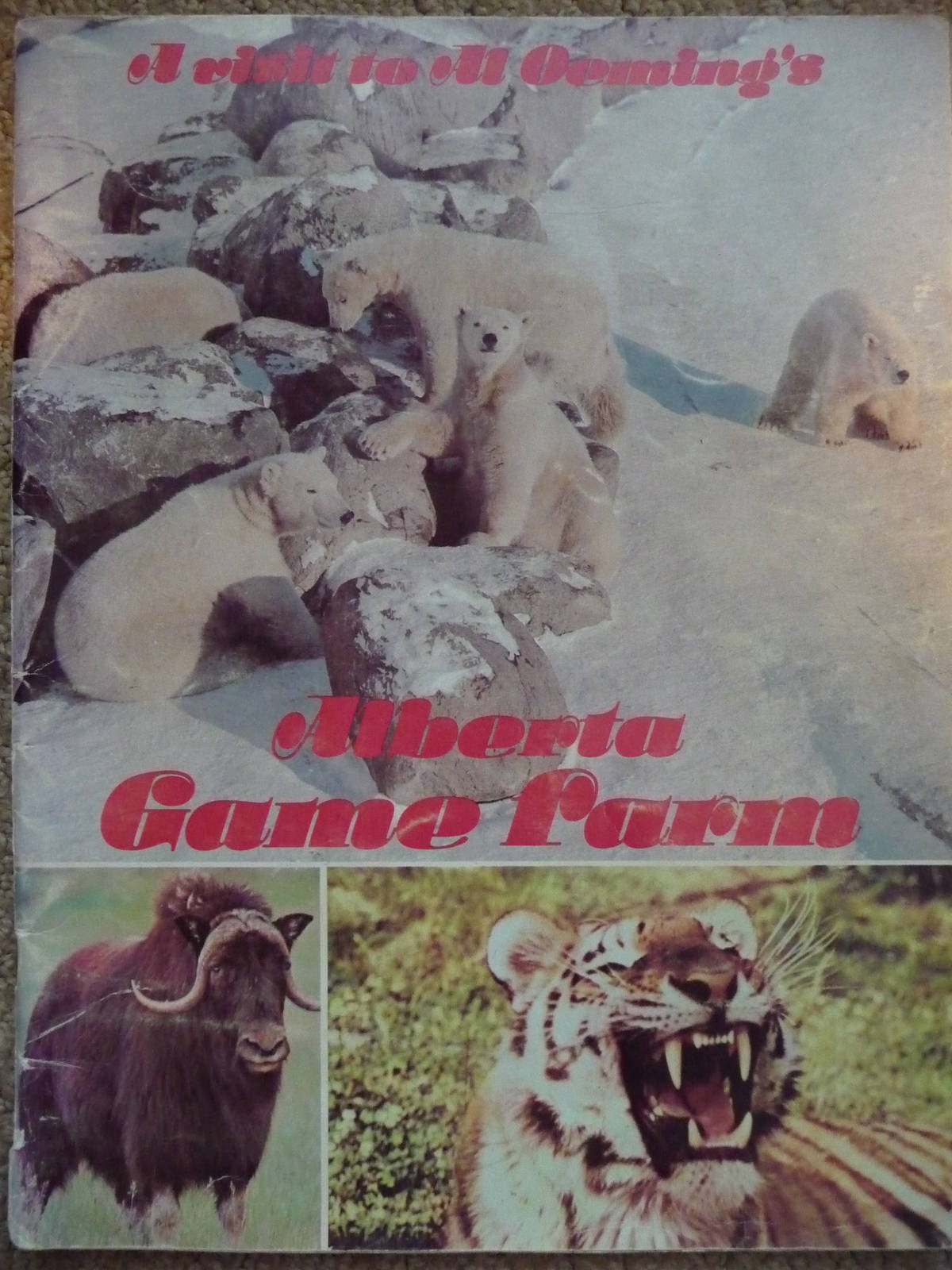 Alberta Game Farm - Guidebook Cover