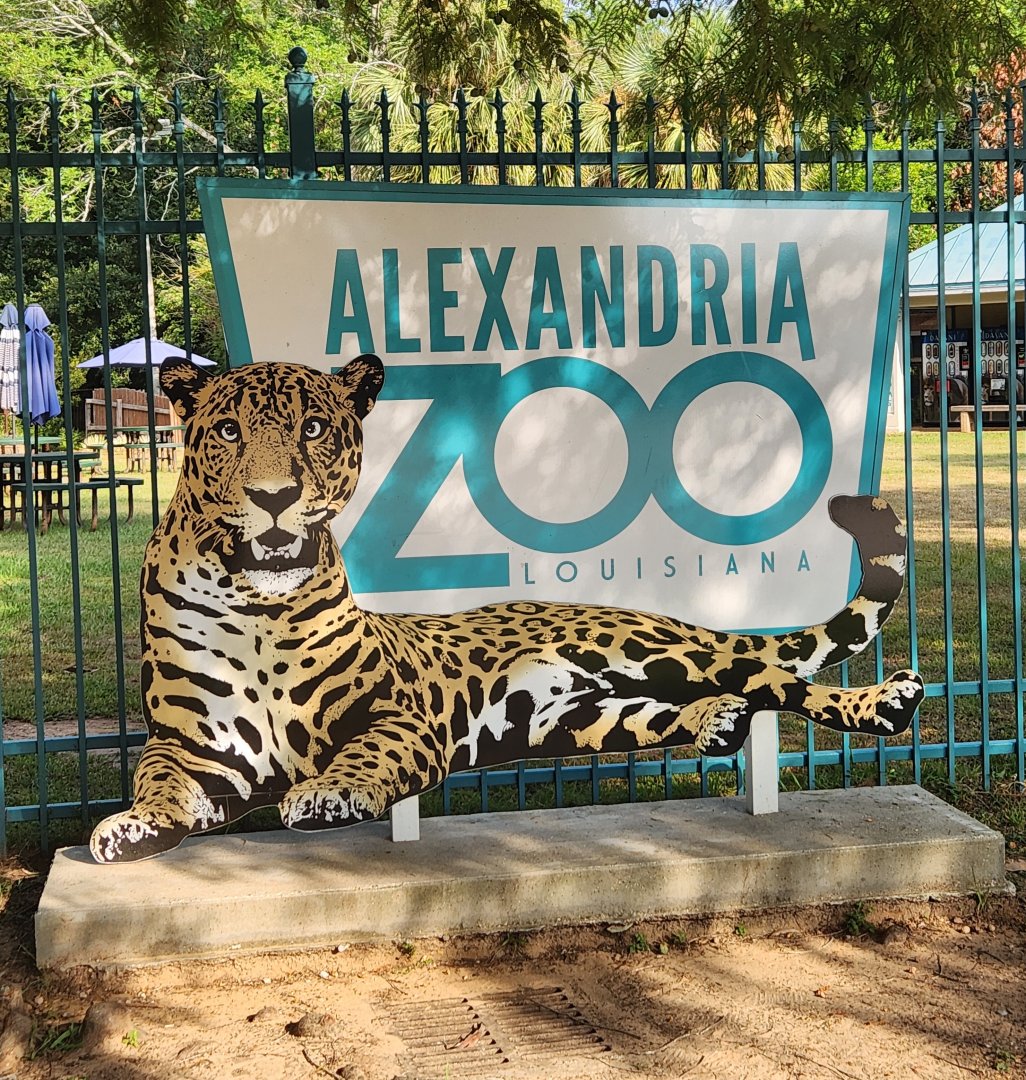 Alexandria Zoo - Entrance sign