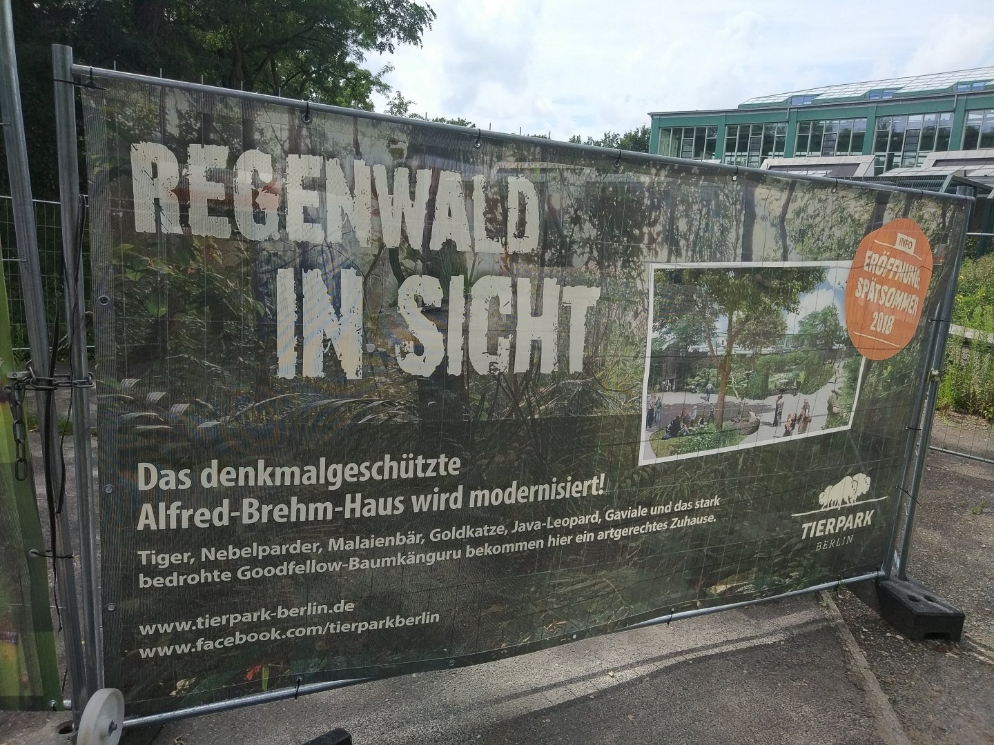 Alfred-Brehm House Redevelopment Signage