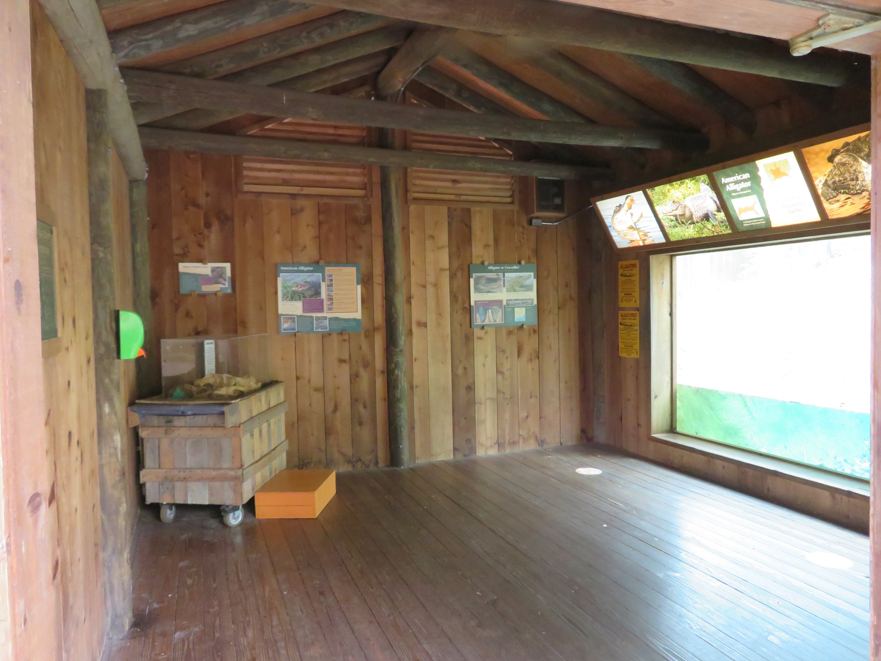 Alligator/Snapping Turtle Viewing Shelter
