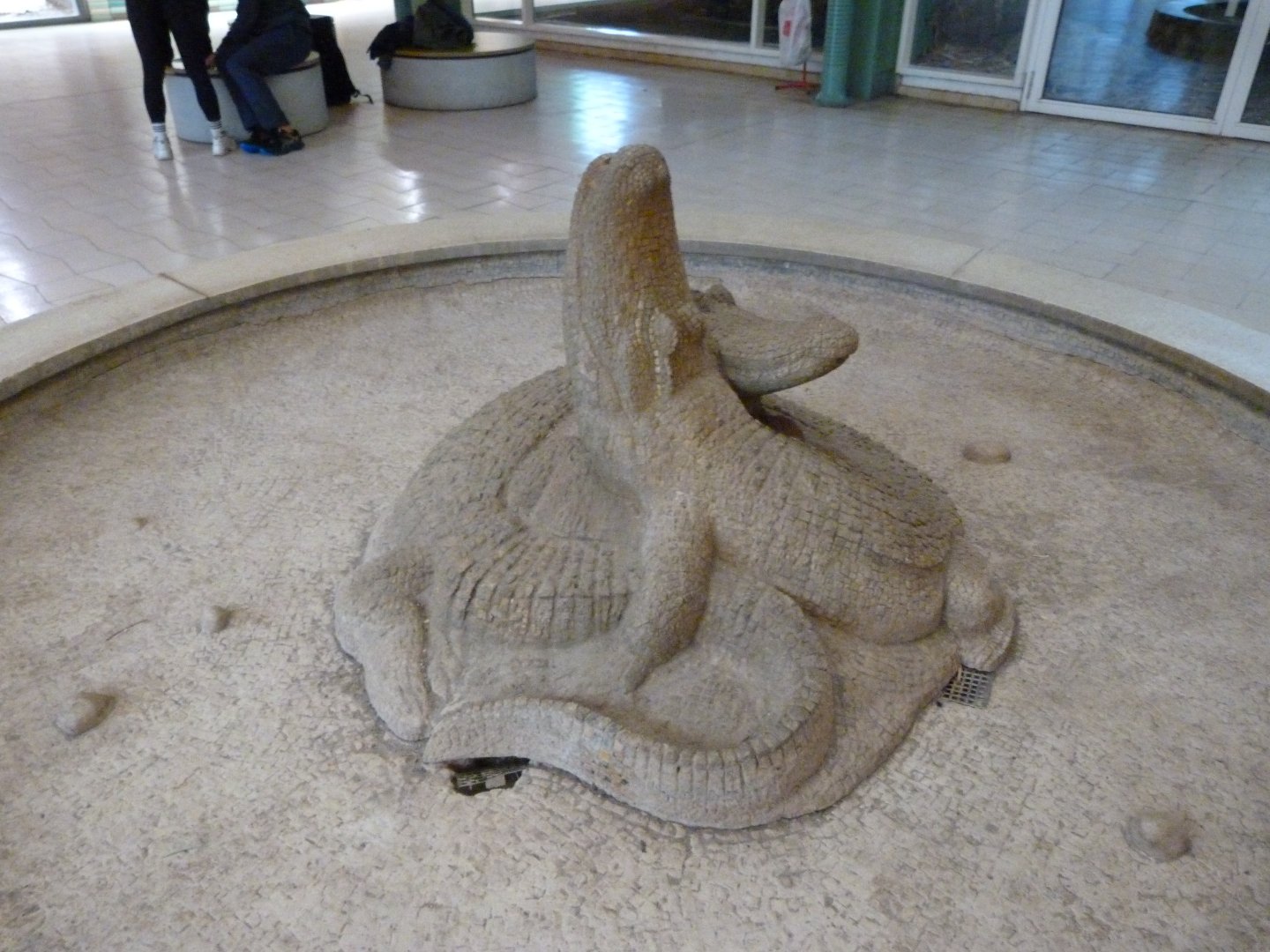 Alligator statue -Tierpark Berlin (2024)