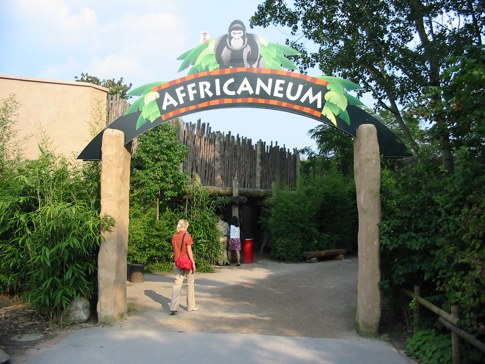Allwetterzoo Munster 2004 - Entrance to the African area