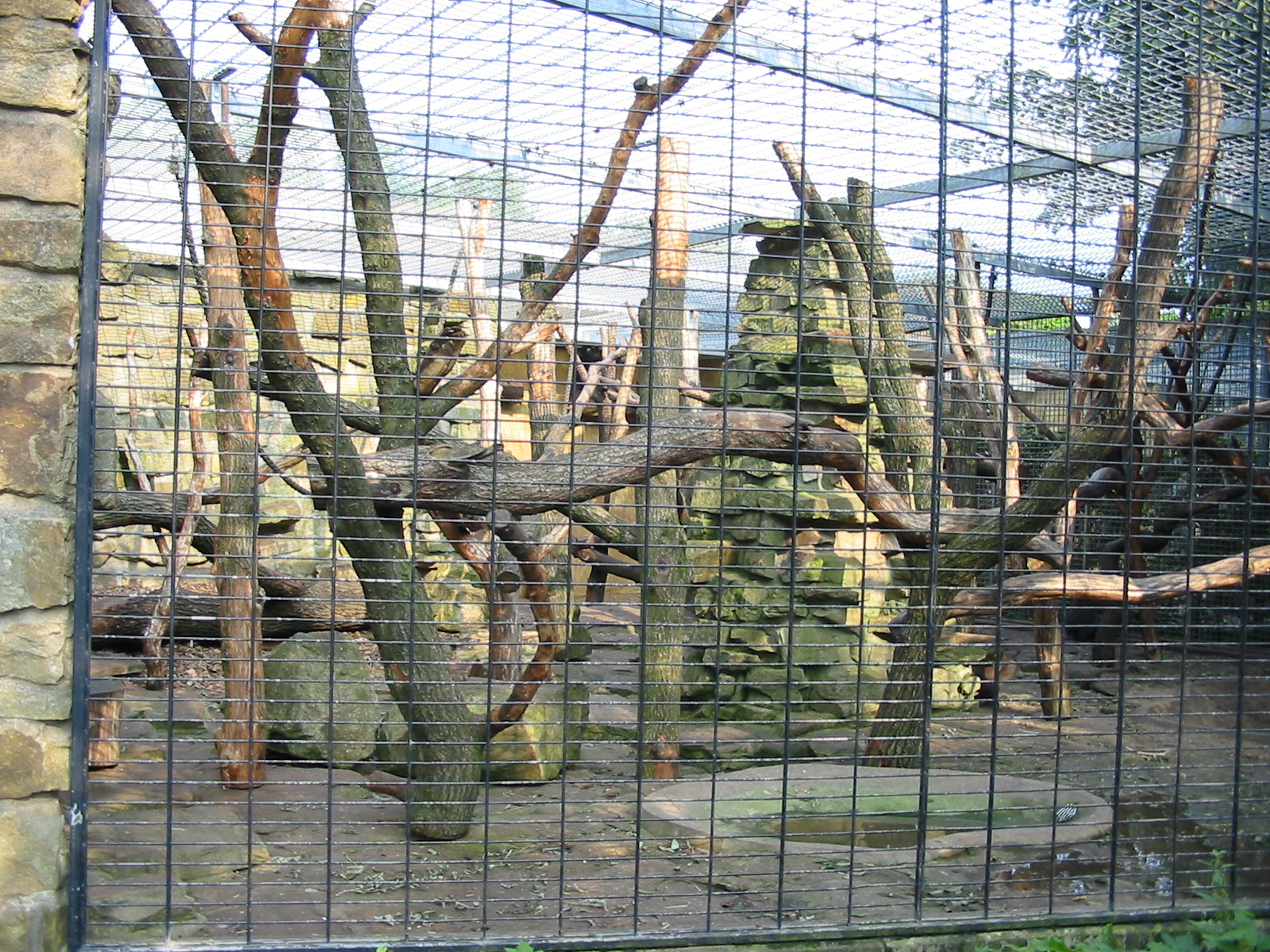 Allwetterzoo Munster 2004 - Monkey enclosure