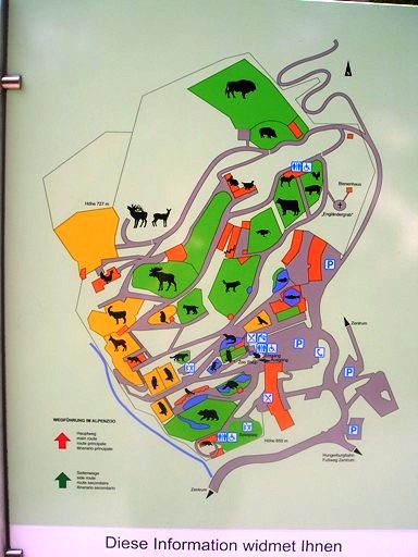 Alpenzoo Innsbrück (AT) Map 2004