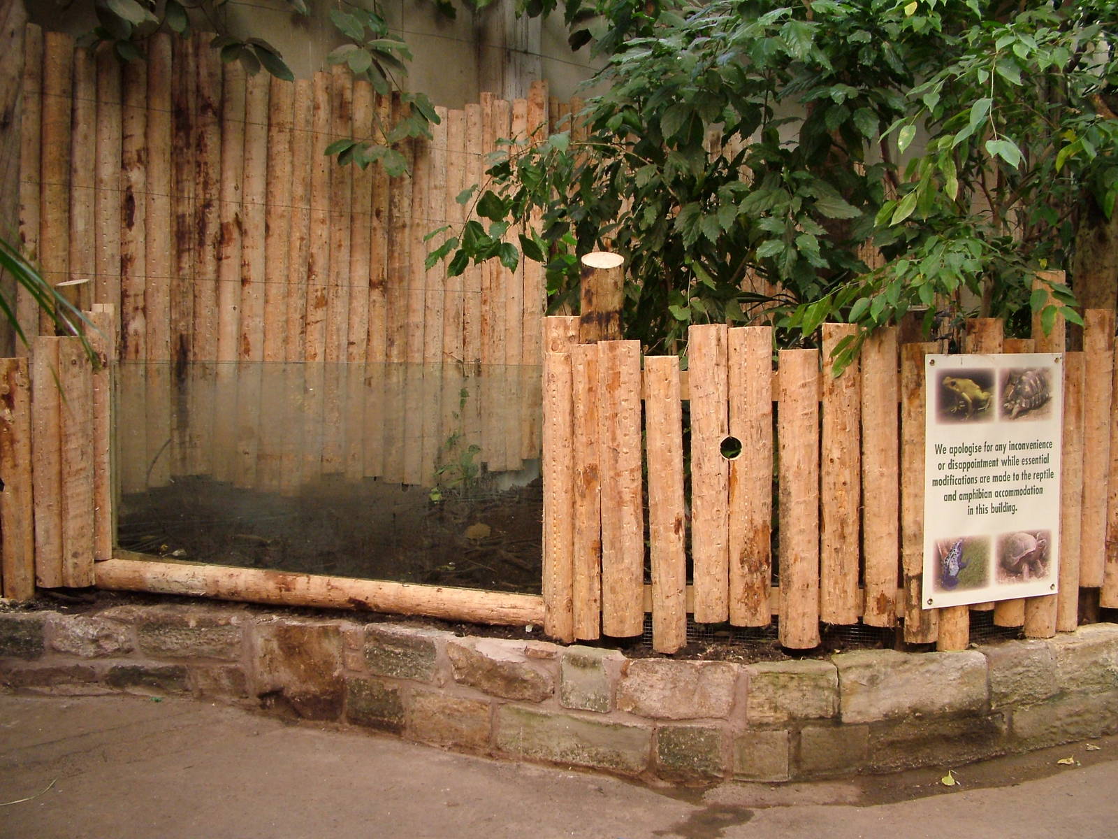 Alterations to the Tropical Realm at Chester 06/12/09