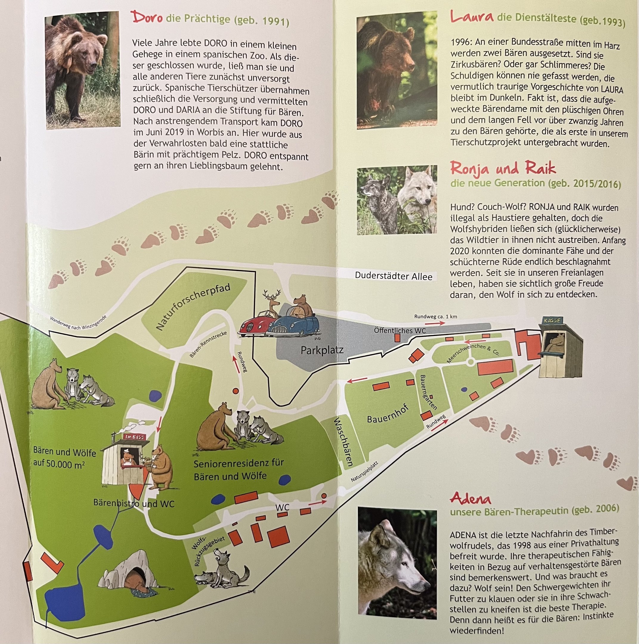 Alternativer Barenpark Worbis Map - undated