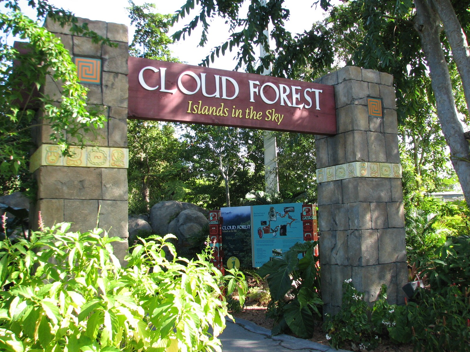 Amazon and Beyond - Cloud Forest - Entrance