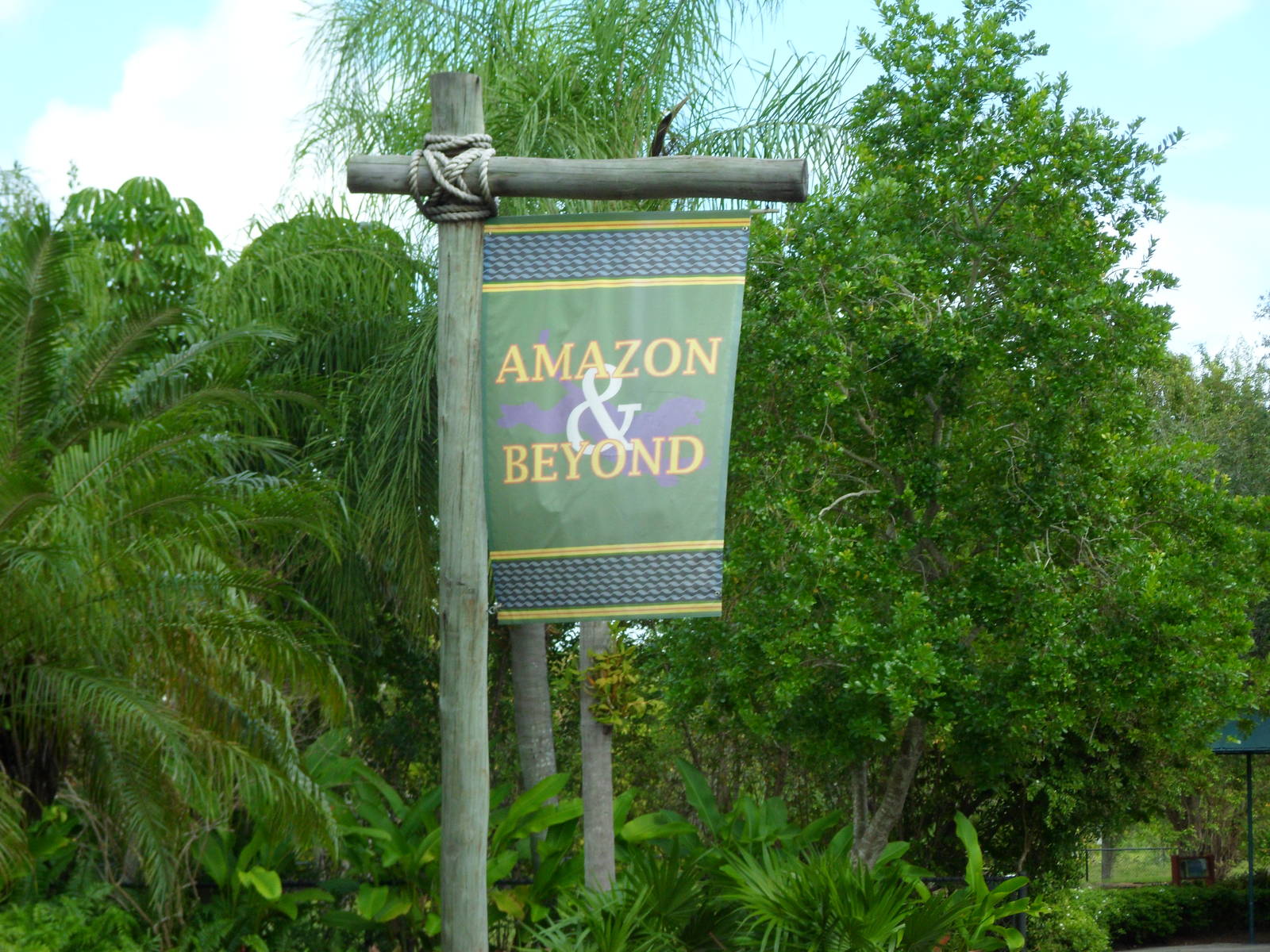 Amazon and Beyond Entery Sign