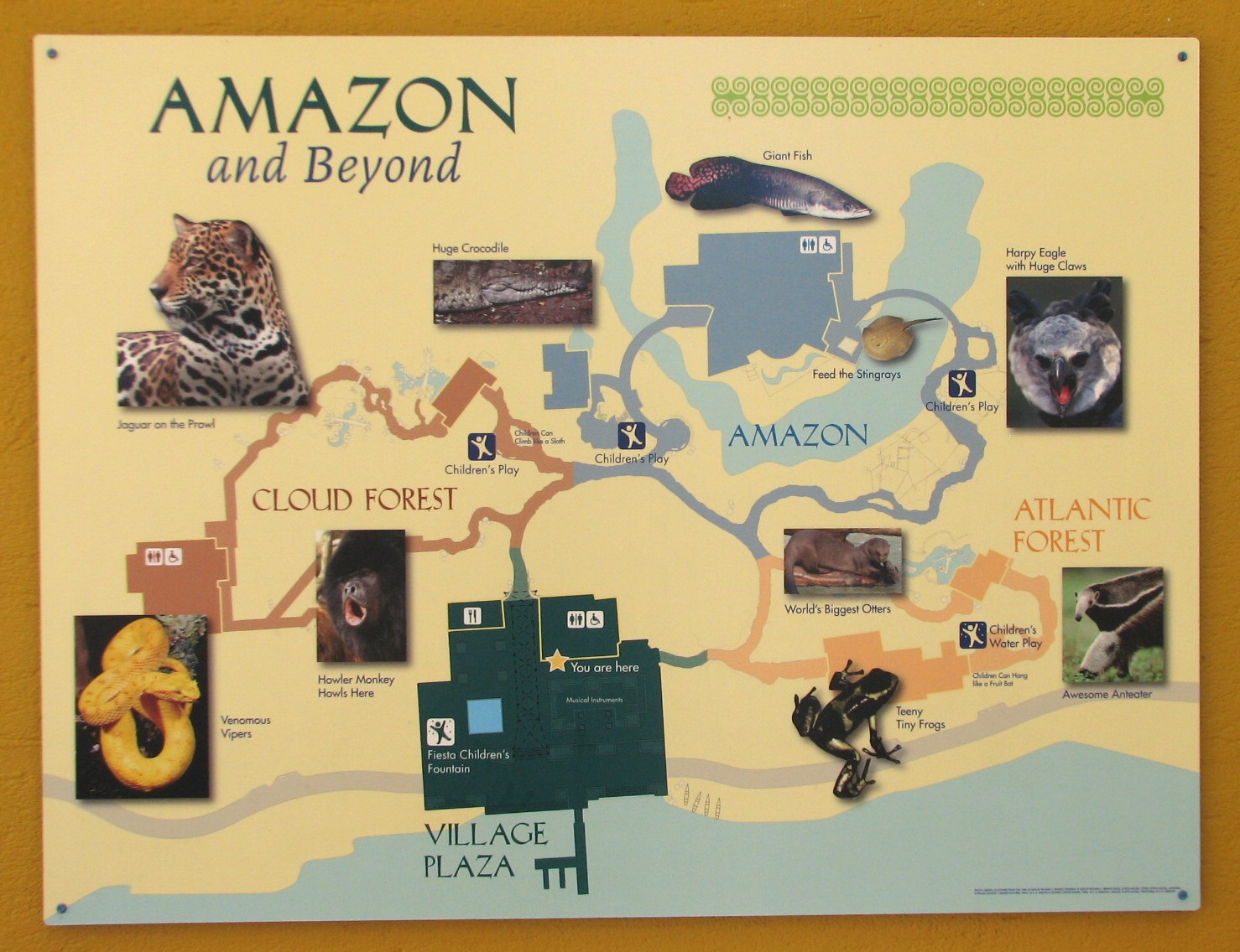 Amazon and Beyond - Exhibit Map