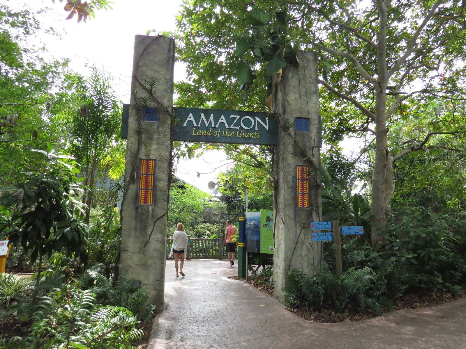 Amazon and beyond - sign for 'Land of the Giants', March 2015