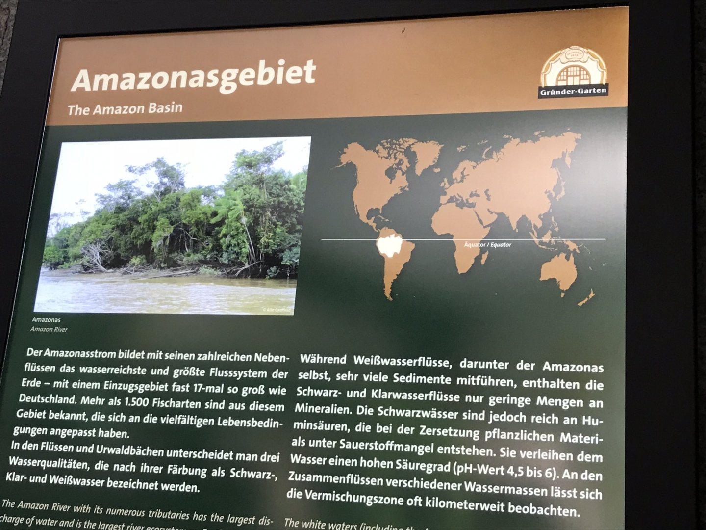 Amazon Basin exhibit signage 280118