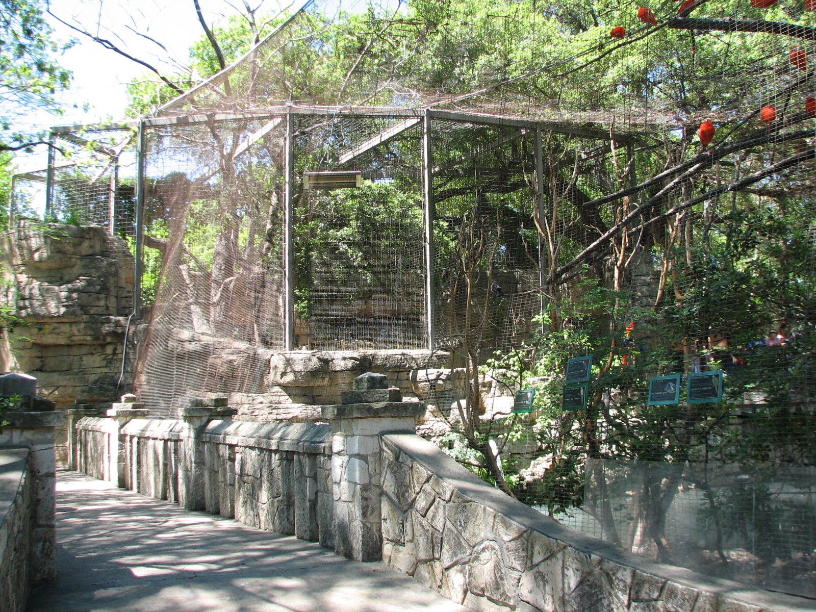 Amazonia - Aviary Exterior and Jaguar Exhibit beyond