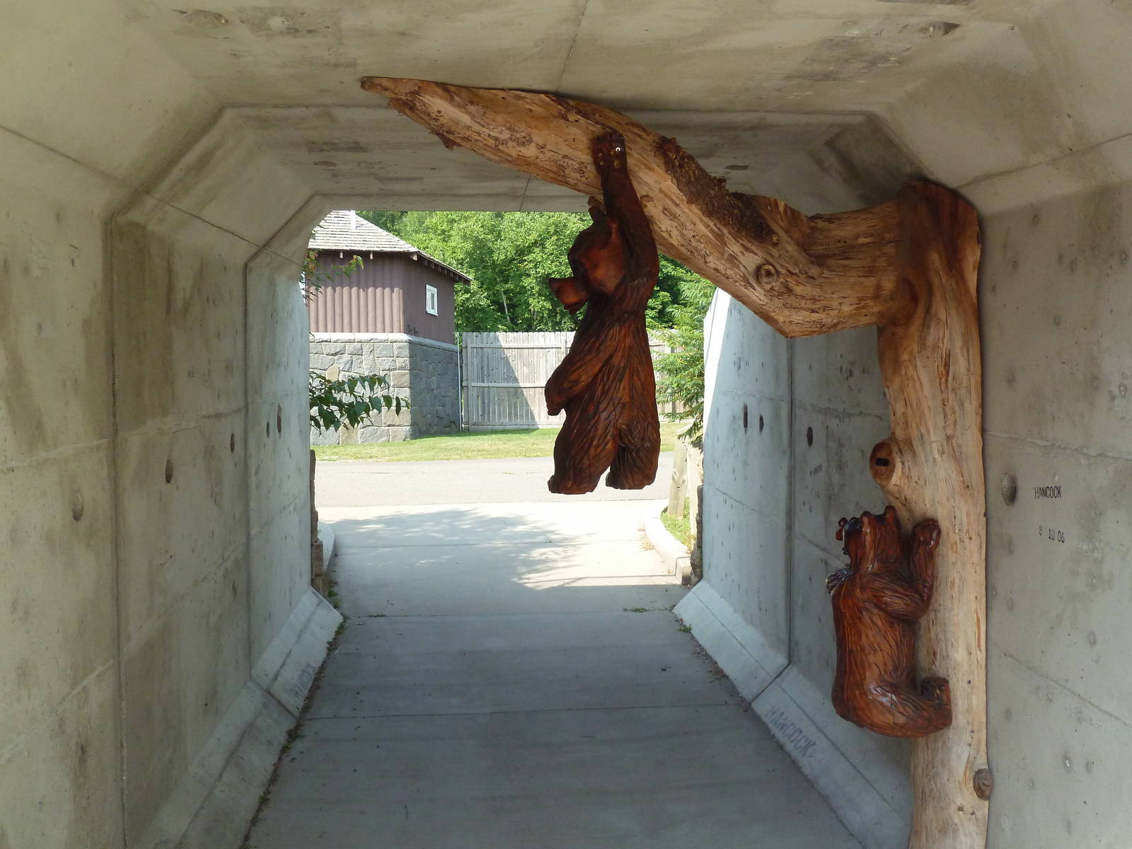 American Black Bear Exhibit - Visitor Tunnel