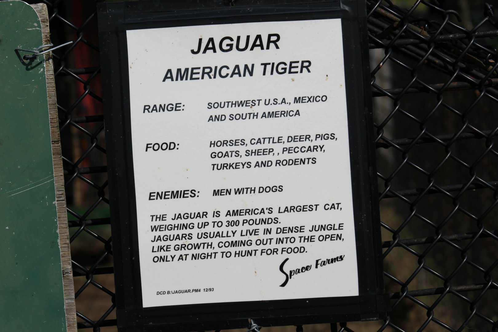 "American Tiger" Signage