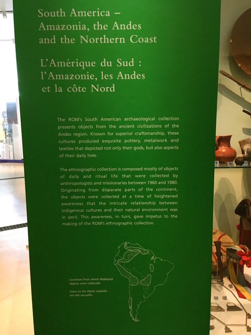 Americas: South America - Amazonia, the Andes & the Northern Coast Sign