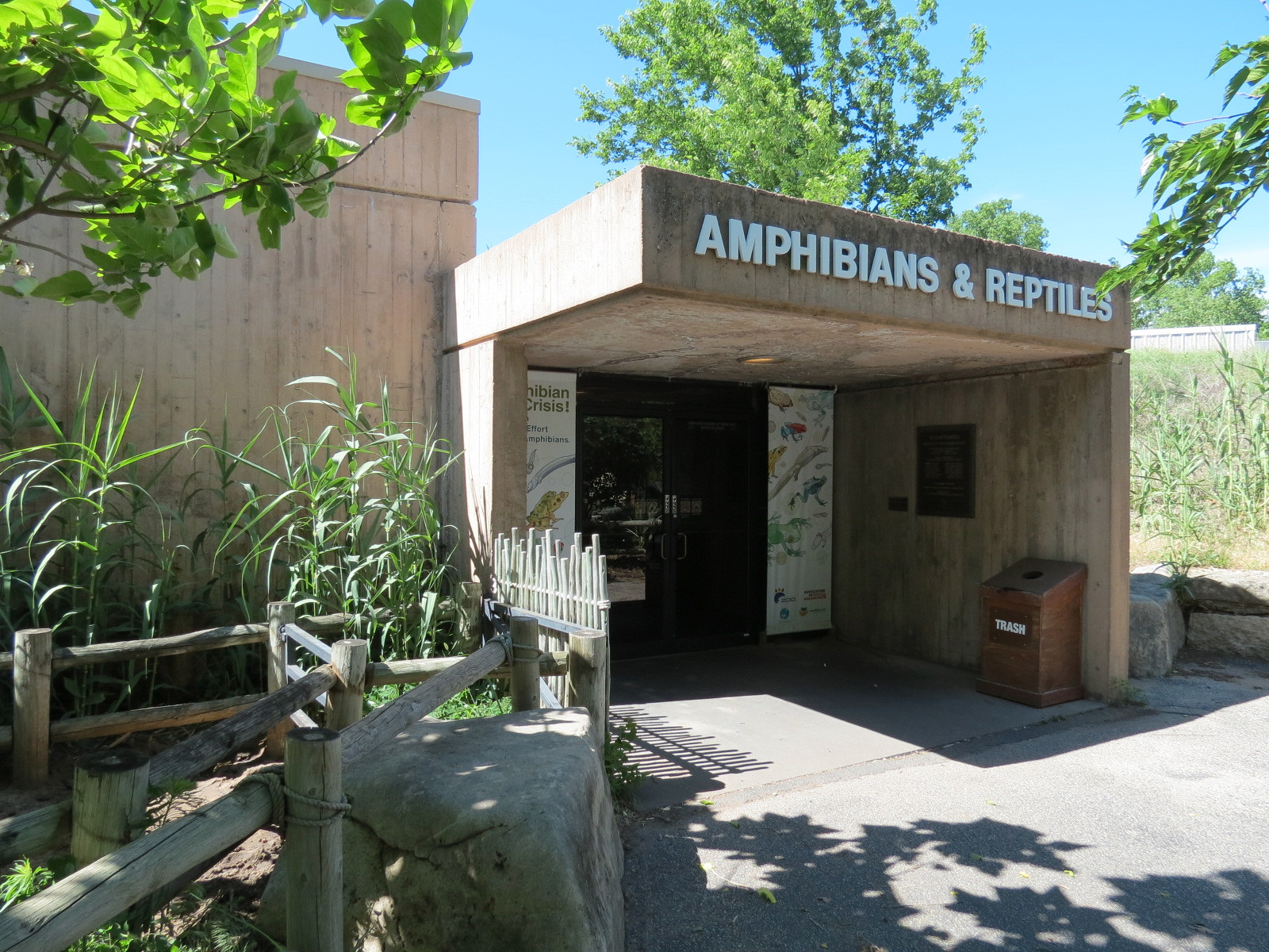 Amphibians & Reptiles - Building Entrance