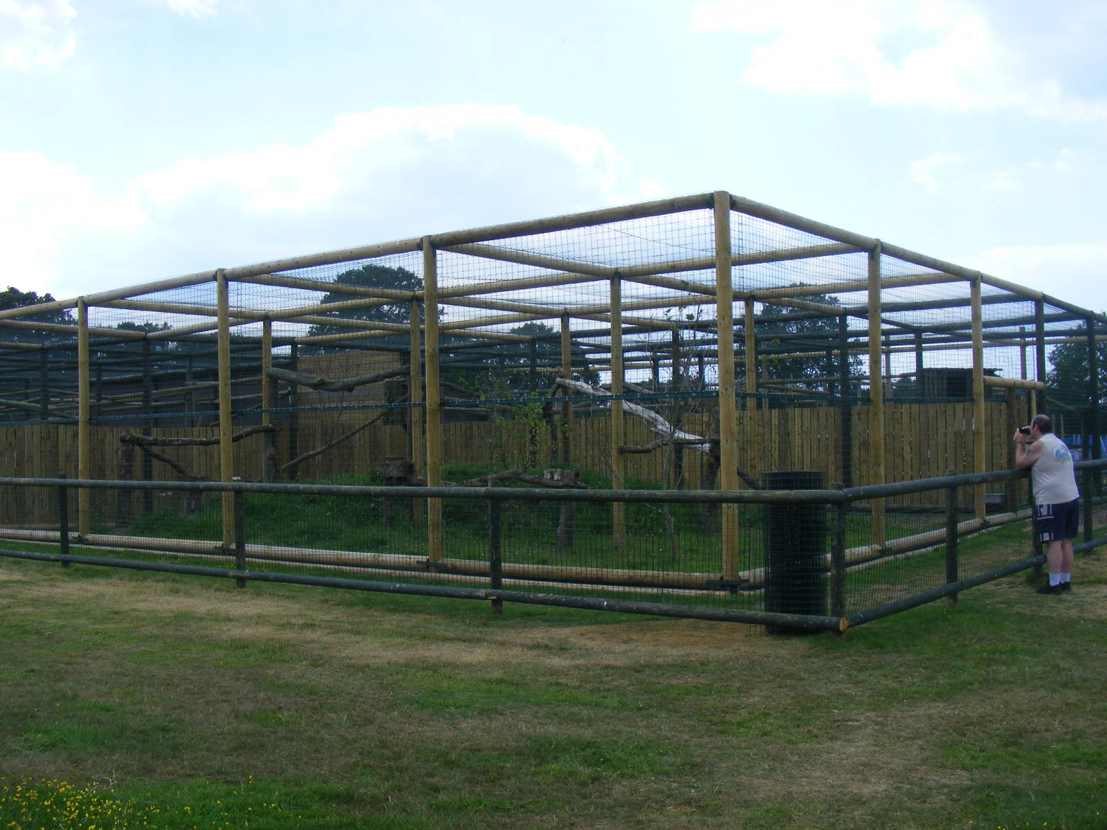 Amur leopard enclosure at WHF, 3 July 2011