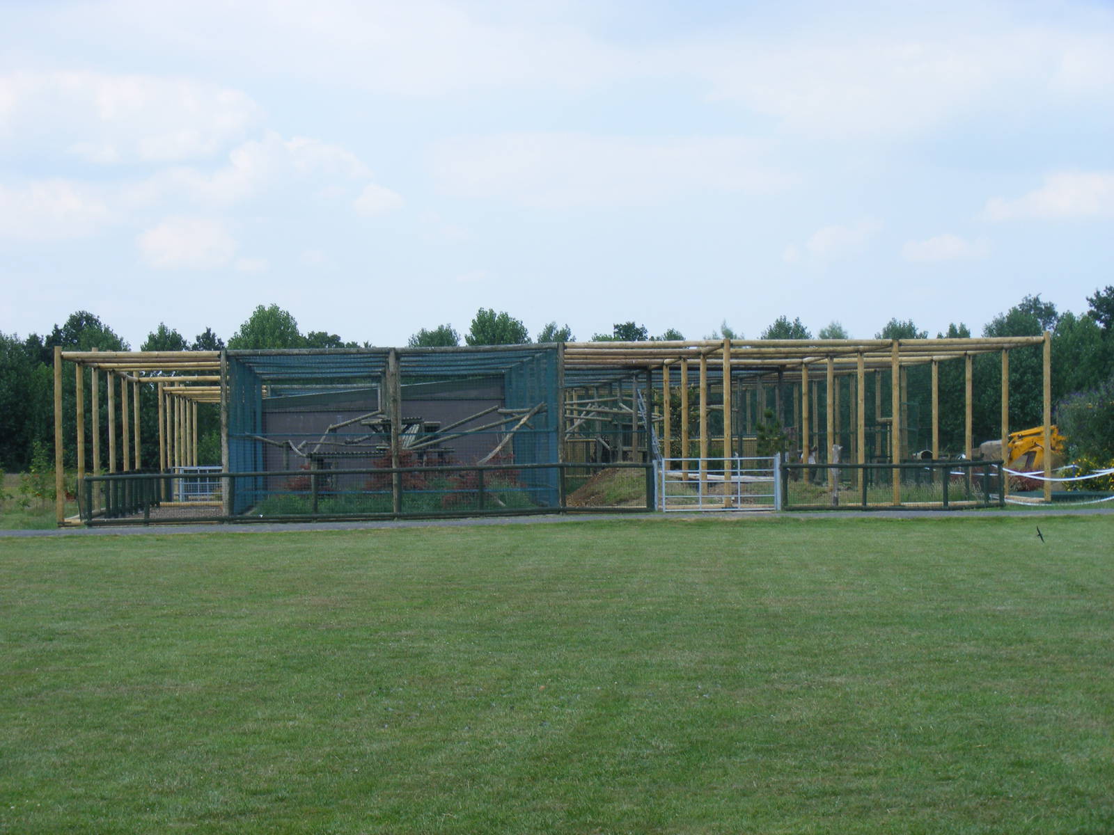 Amur leopard enclosures at WHF, 3 July 2011