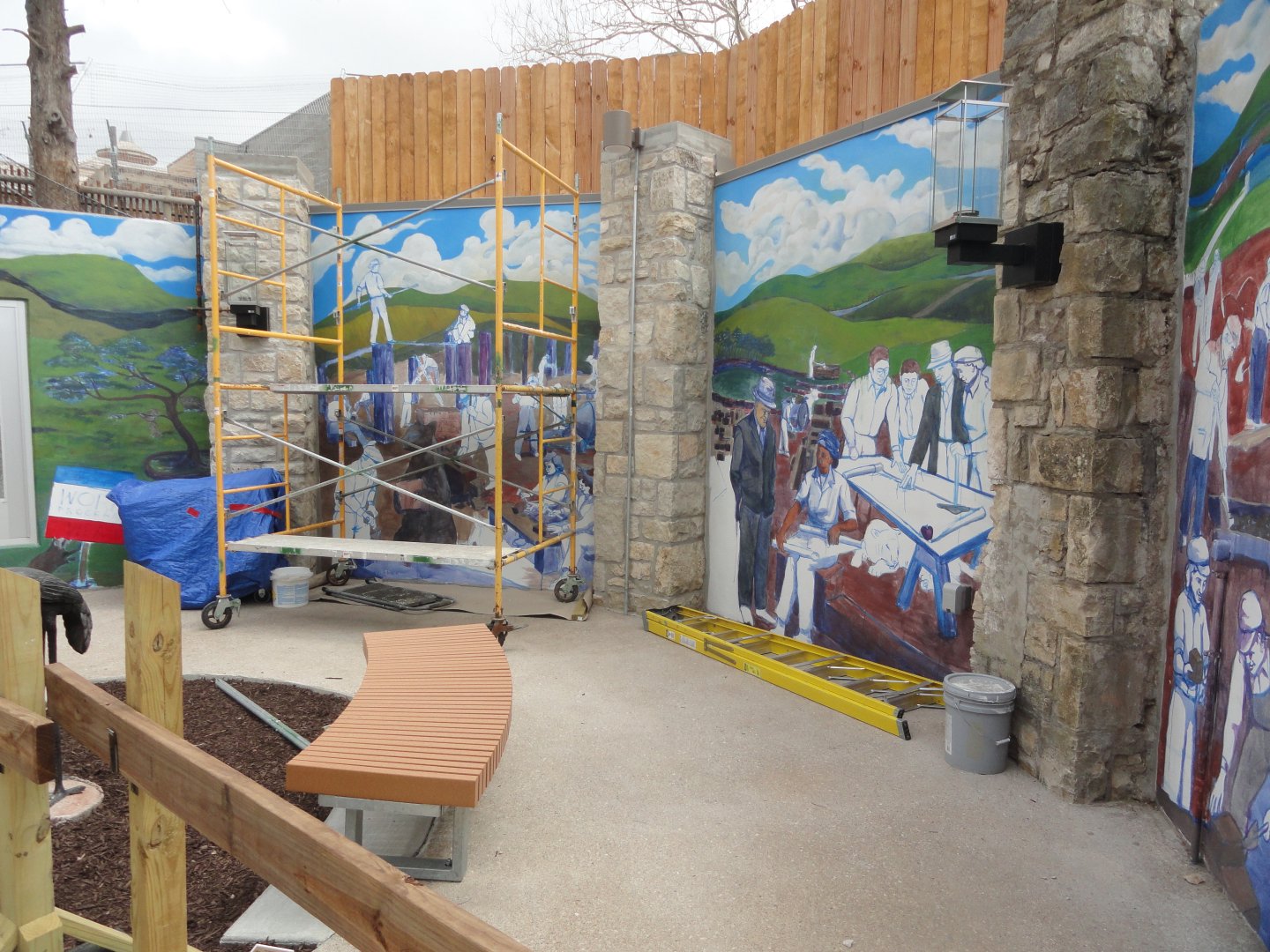 Amur Leopard Viewing Area Artwork