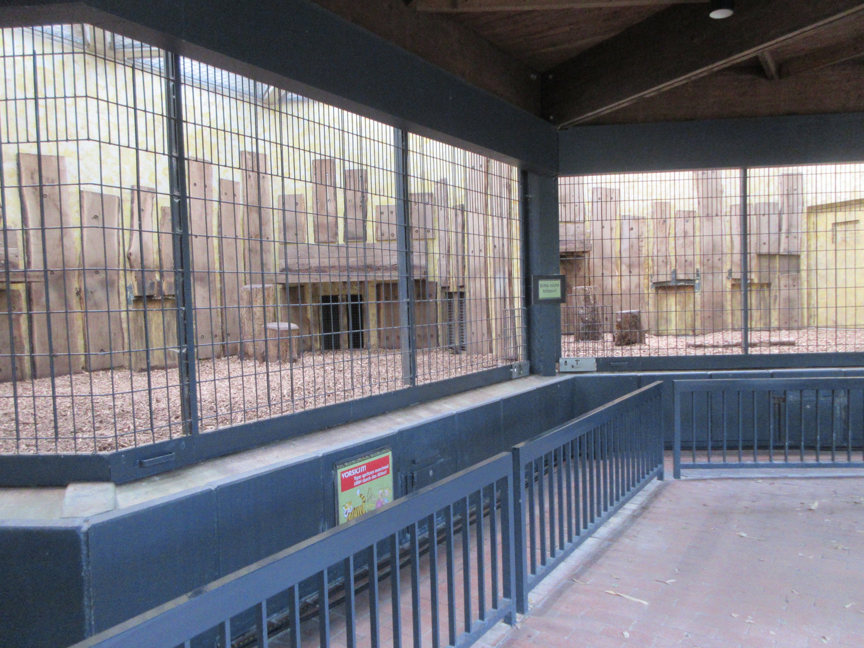 Amur Tiger Exhibit - indoor area