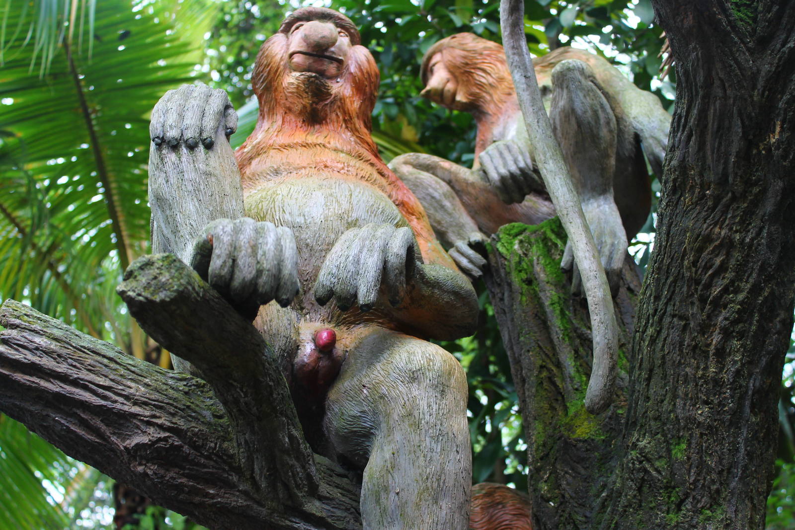 Anatomically-correct statue