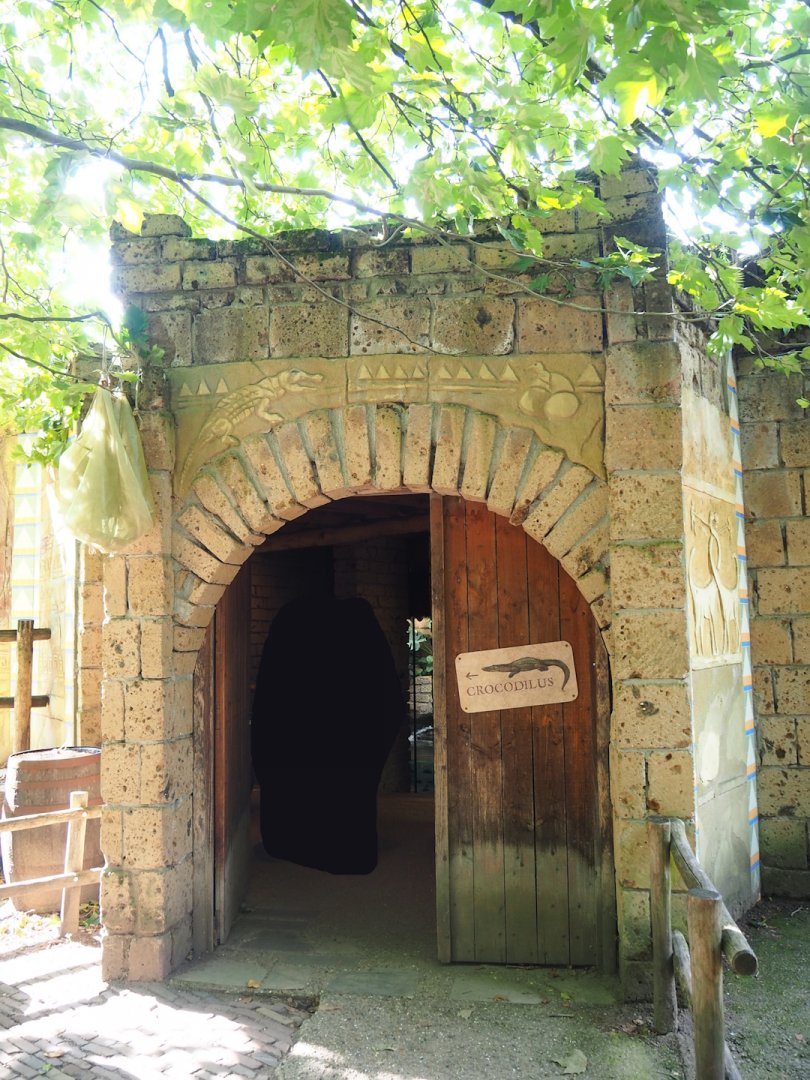 Ancient City - Building with African dwarf crocodile exhibit, 2023-09-24