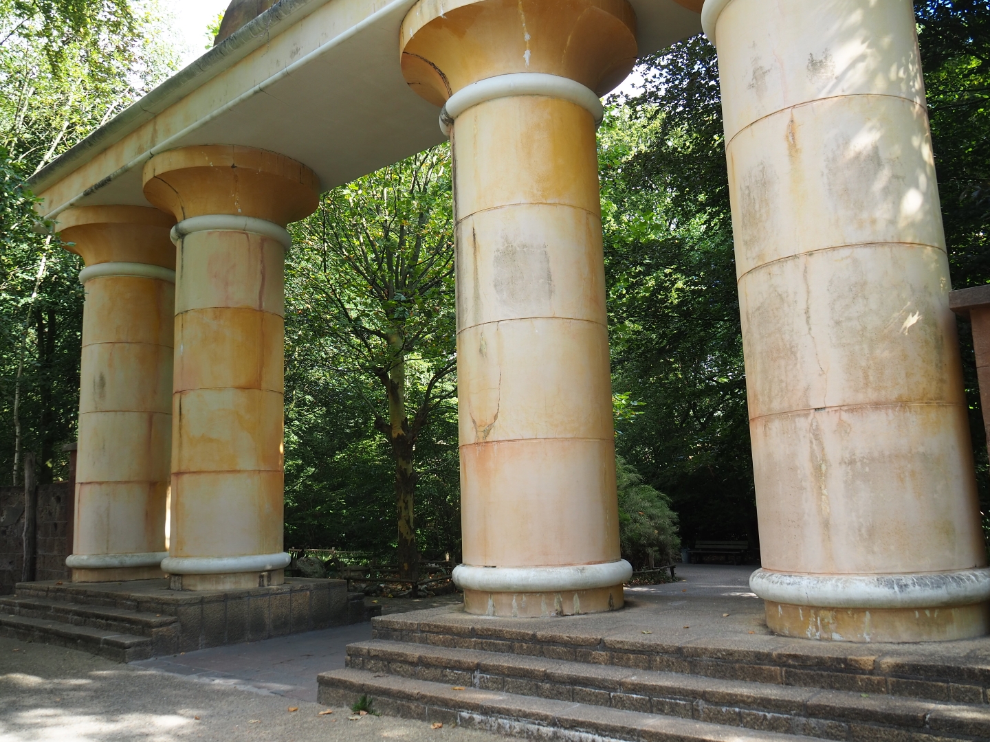 Ancient City entrance gate columns