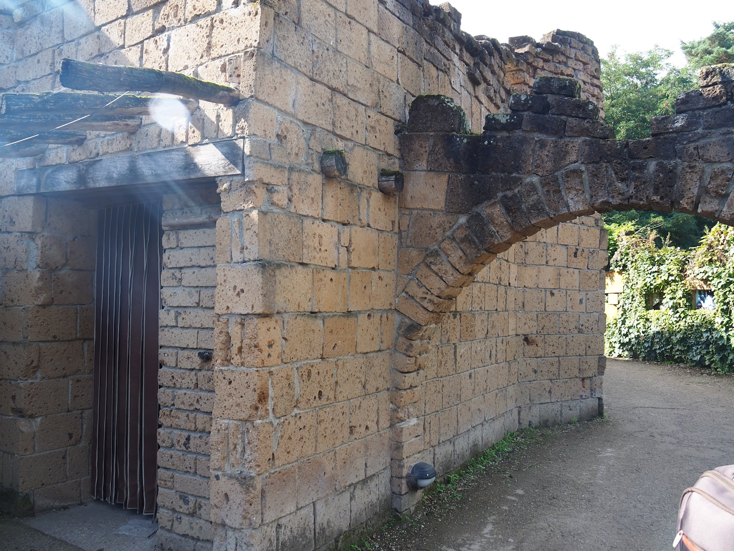 Ancient City - Entrance to Egyptian fruit bat viewing area, 2023-09-24