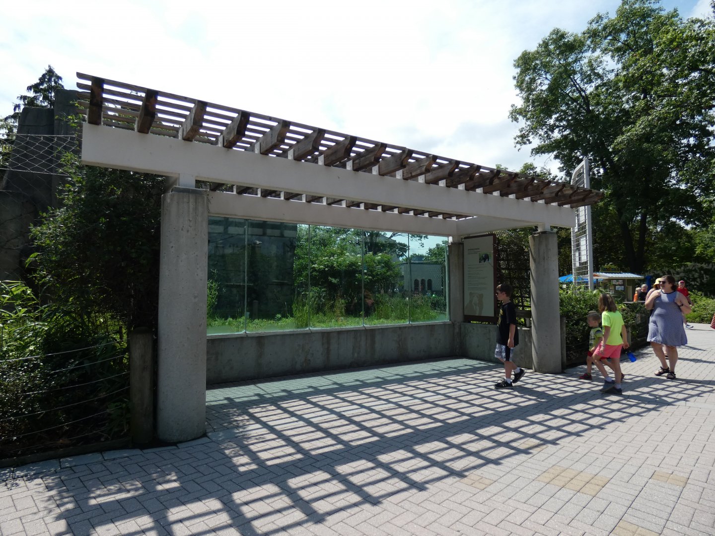 Andean Bear Exhibit, Tiger Terrance - July 2021