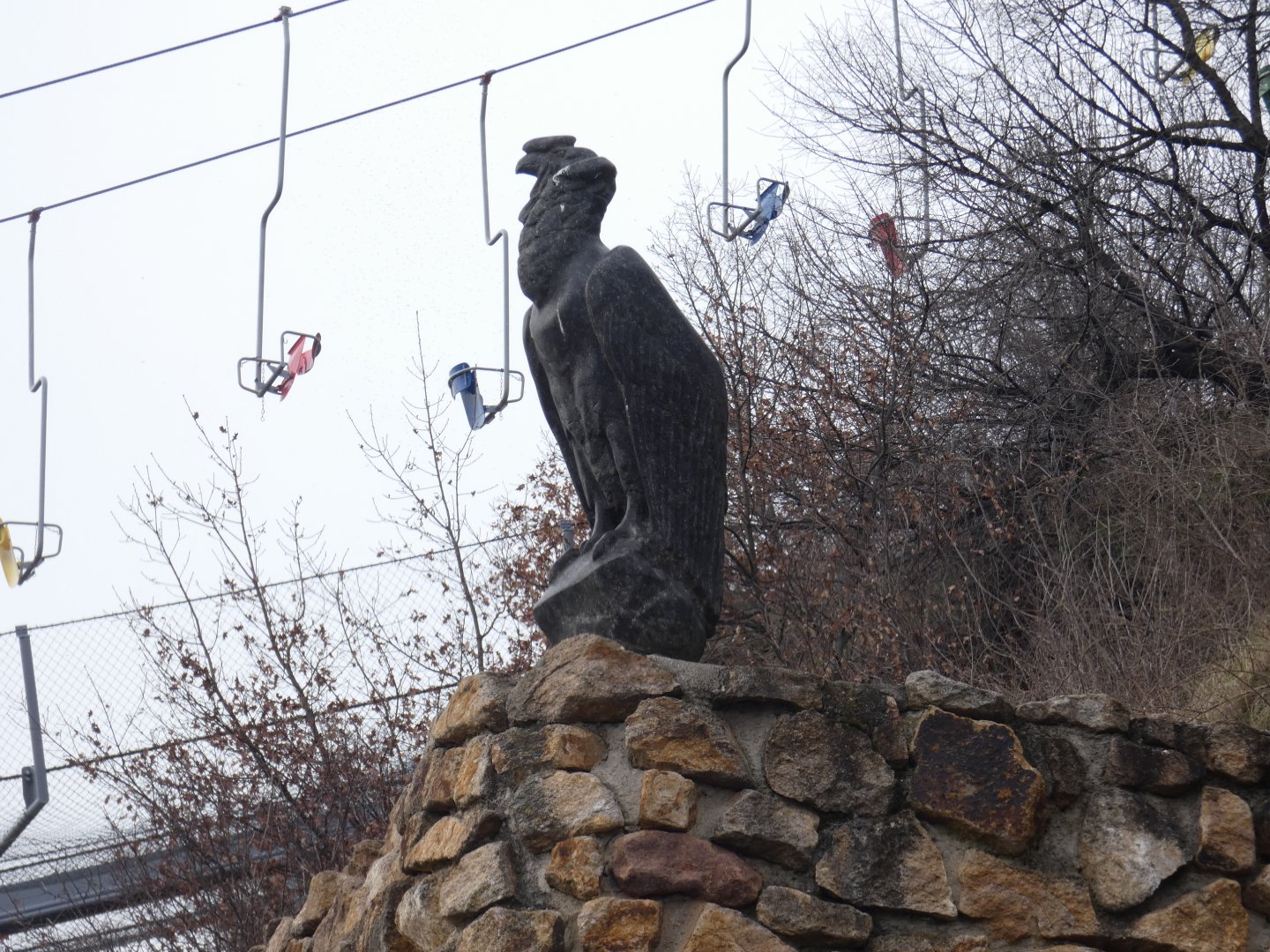 Andean condor statue