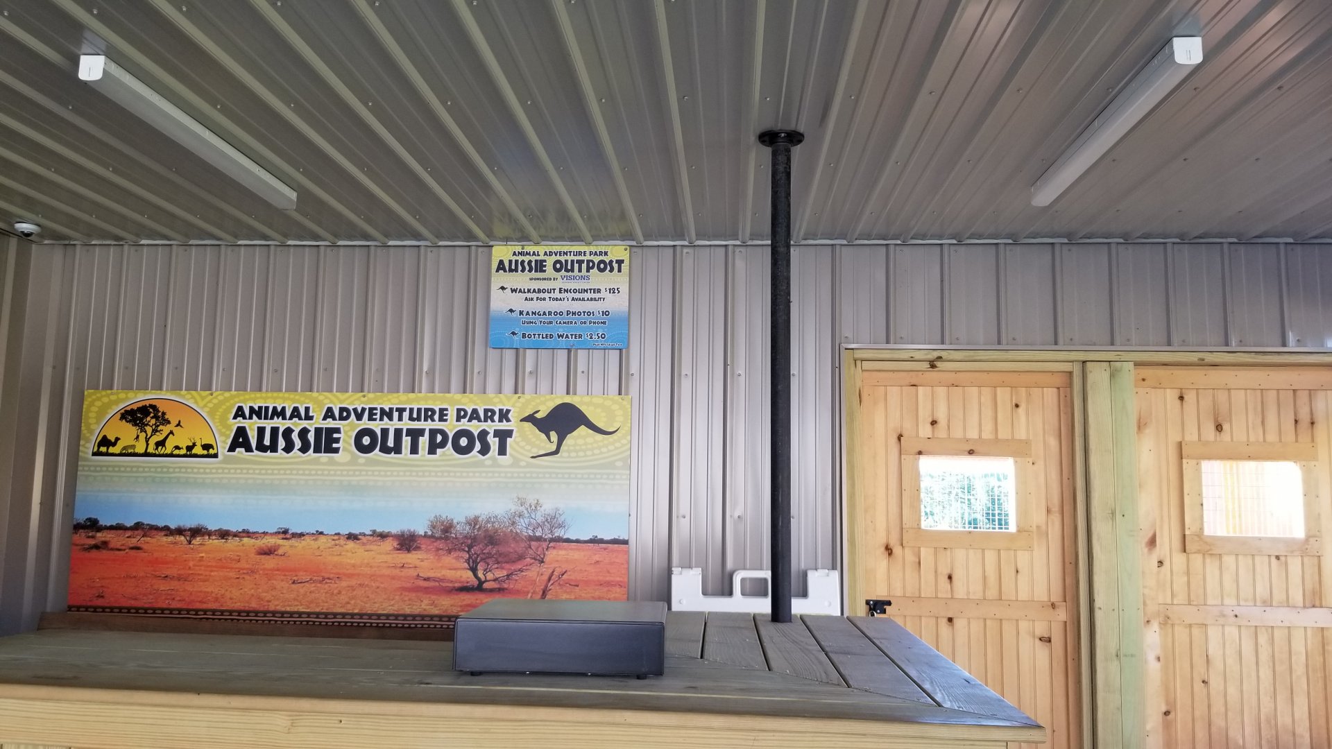 Animal Adventure Park - Aussie outpost, $125 to do the kangaroo walk through