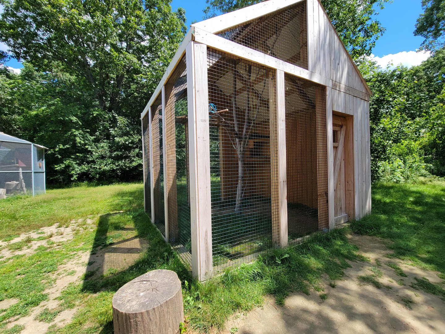 Animal Adventures MA 7/22 - Unsigned, empty bird habitat