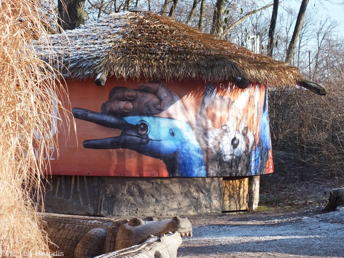 Animal Artwork made of Hands