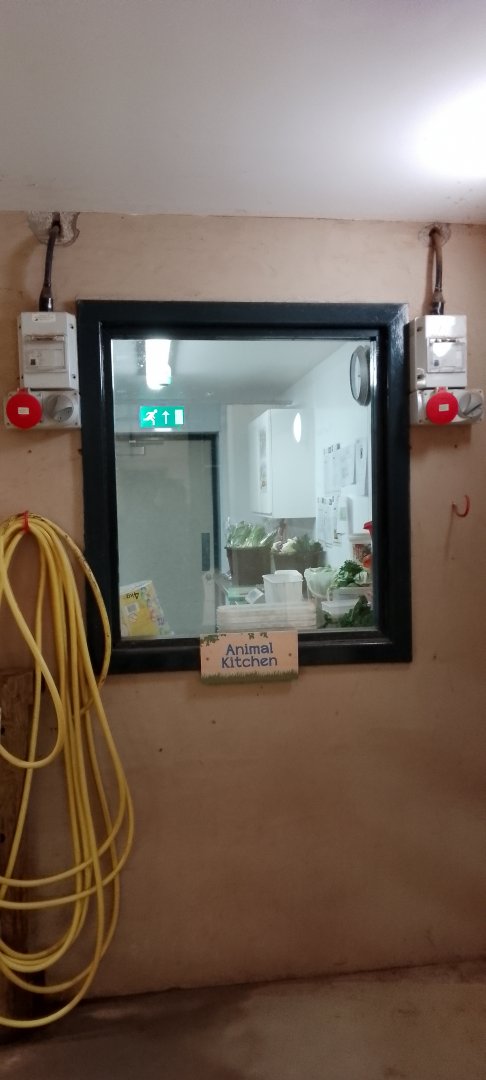 Animal Food Prep Room in Giraffe House