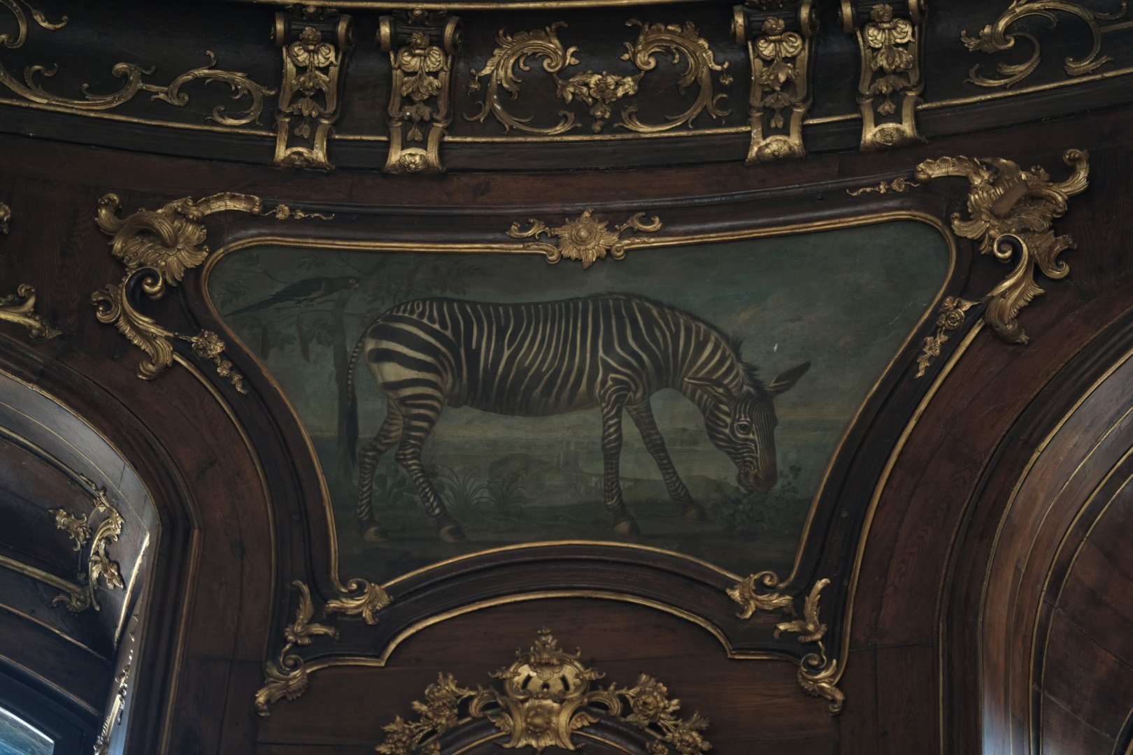 Animal Mural  inside Kaiserpavillon