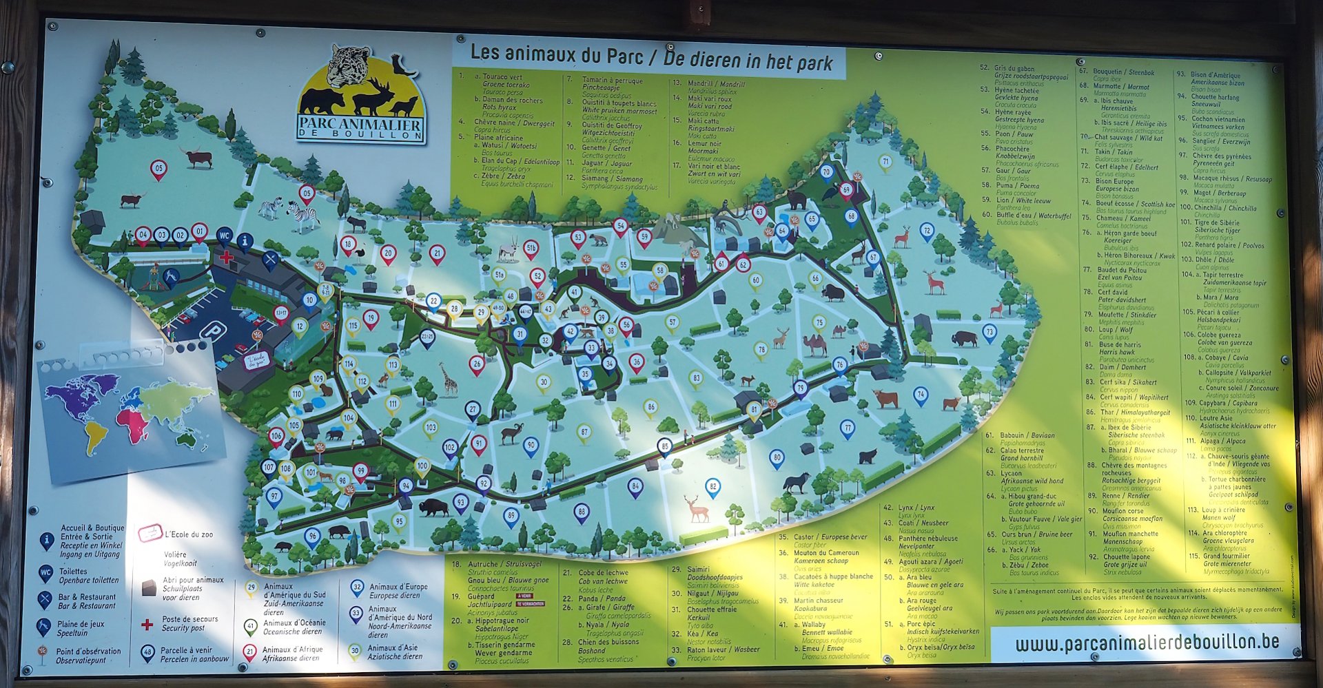 Animal park map, 2023-06-24