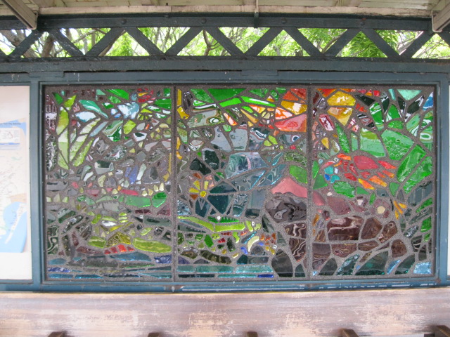 Animal Stained Glass Art in the Bronx Zoo Subway Station