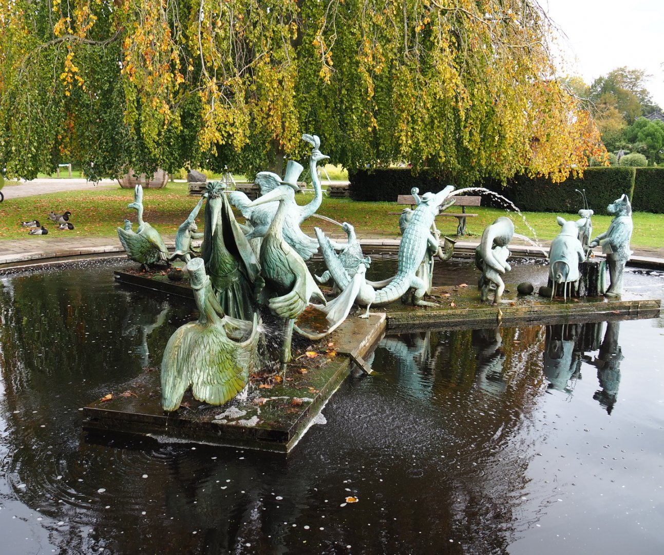"Animal wedding" fountain, 2019-10-05