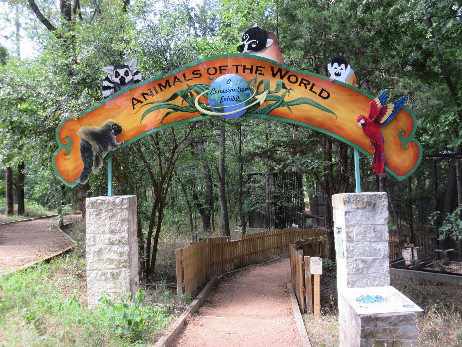 Animals of the World - Entrance Sign